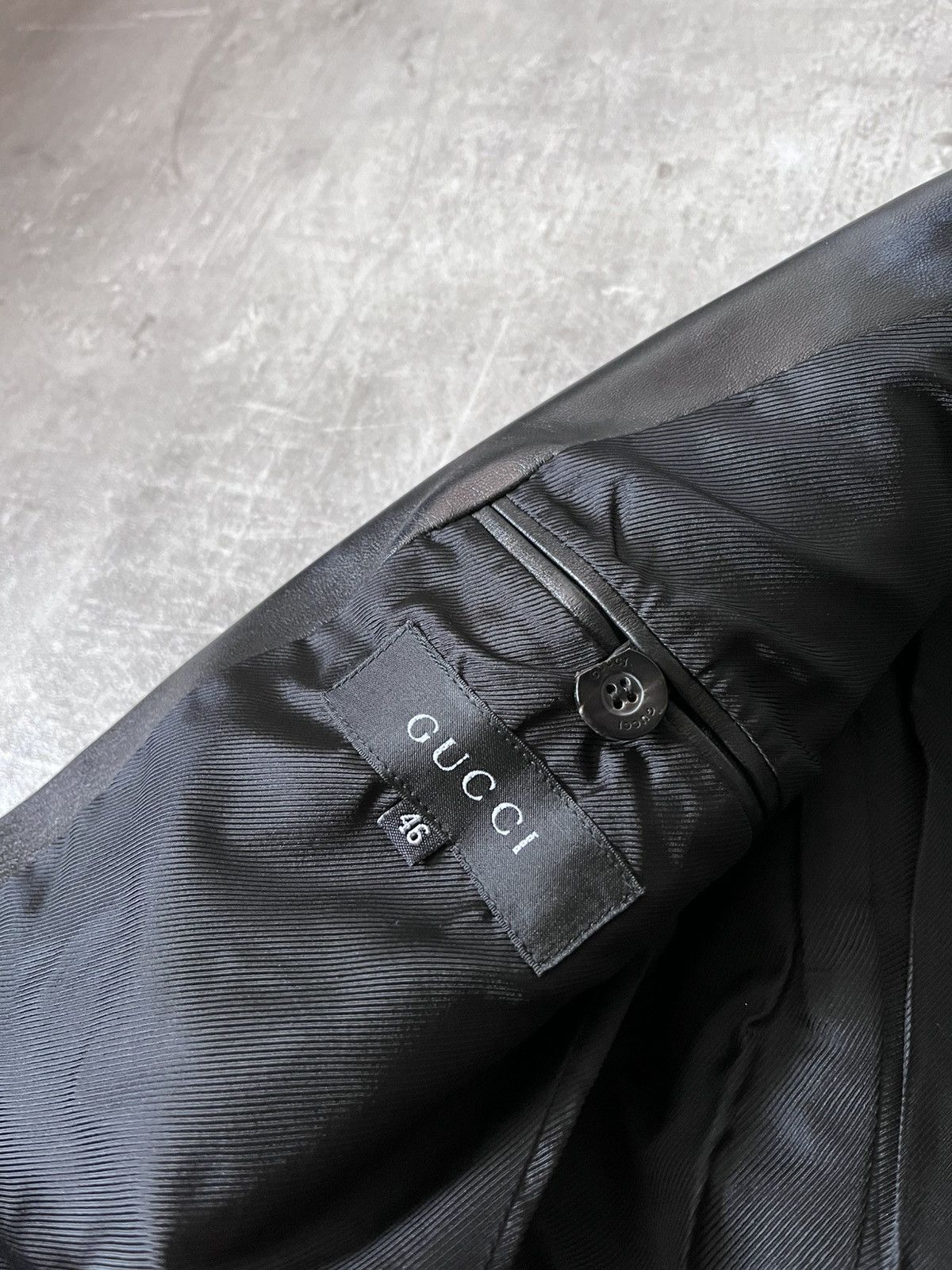 Gucci Gucci S/S 1998 by Tom Ford runway leather blazer jacket Size US S / EU 44-46 / 1 - 12 Thumbnail