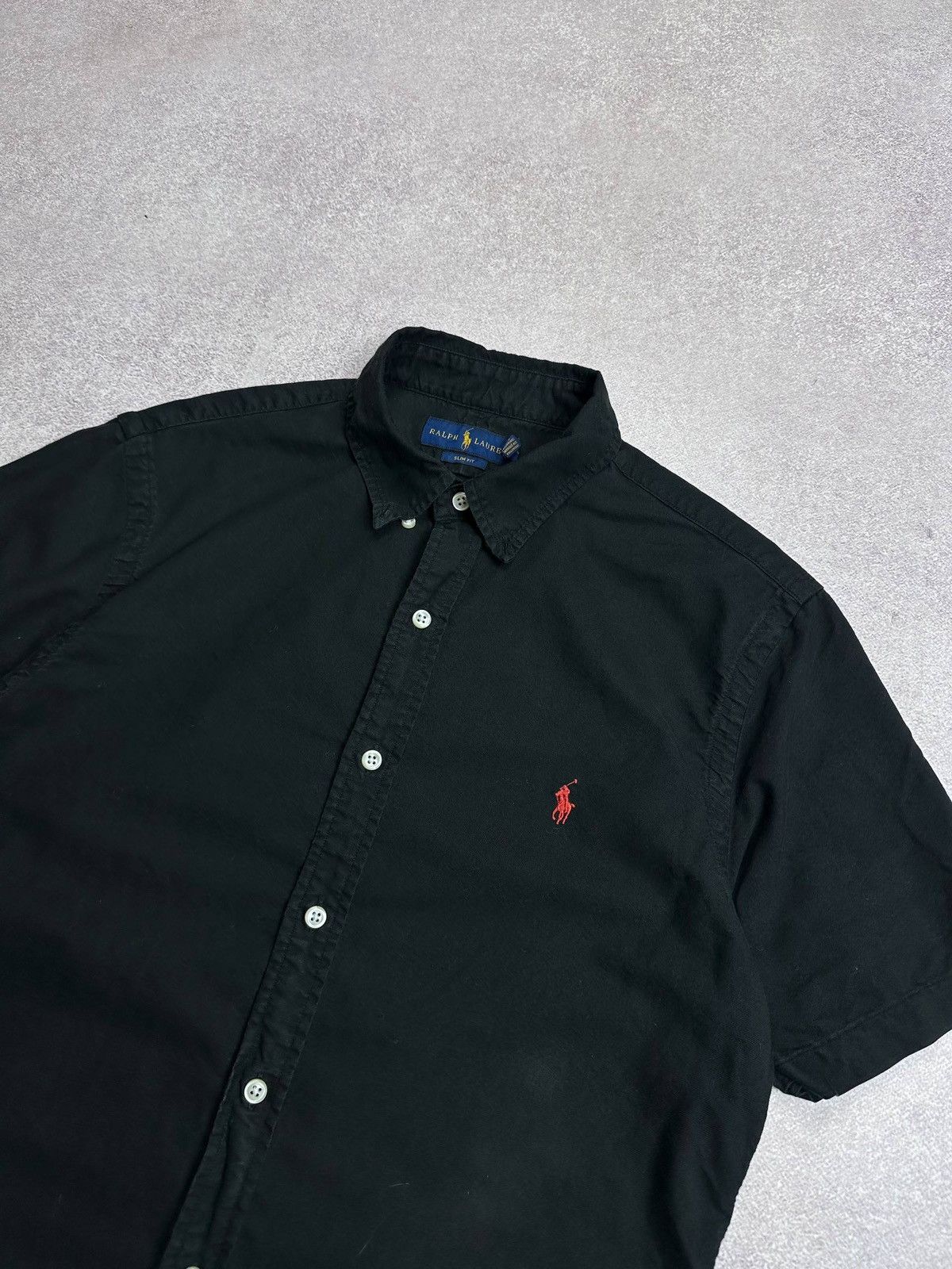 Polo Ralph Lauren Vintage Polo Ralph Lauren Slim Fit Shirt M Size US M / EU 48-50 / 2 - 2 Thumbnail