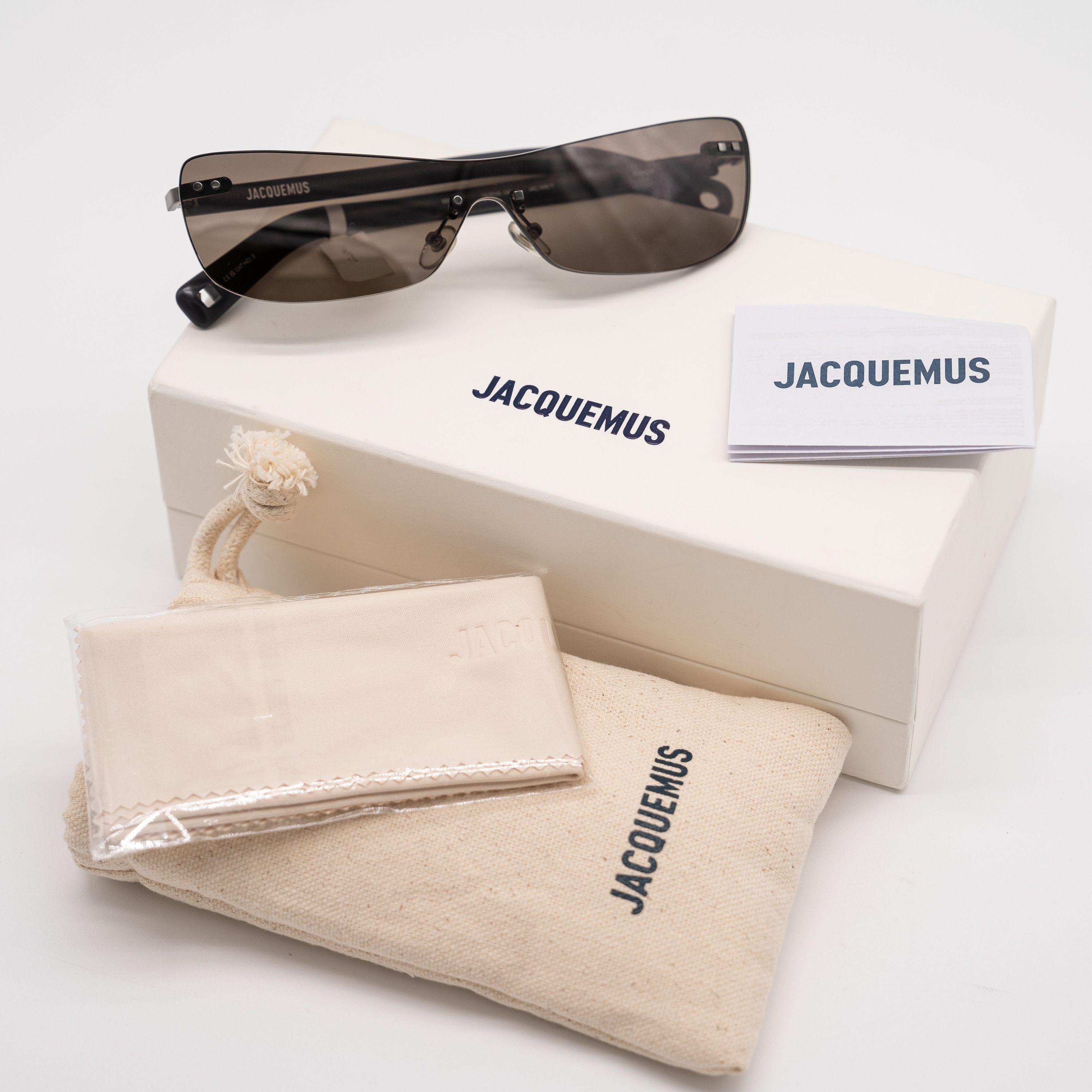 Jacquemus Jacquemus JAC69 MIRADA Sunglasses Grey Size ONE SIZE - 8 Thumbnail