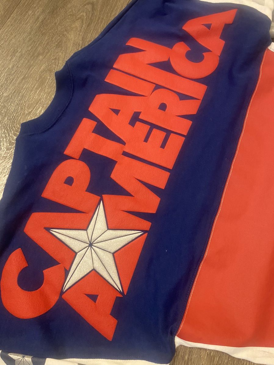 Designer × Marvel Comics Marvel & Spirit Jersey (Captain America) Shirt Size US XS / EU 42 / 0 - 7 Thumbnail