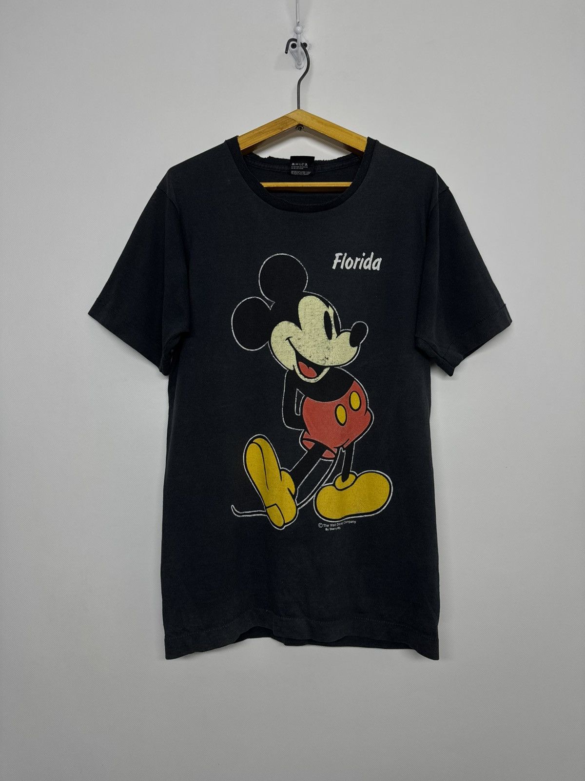 Vintage Vintage 90s T-Shirt Mickey Mouse Florida Rare Tee🐁 Size US S / EU 44-46 / 1 - 3 Thumbnail