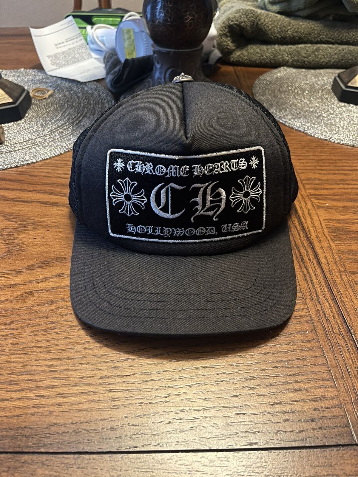 Chrome Hearts Chrome Hearts Hollywood trucker | Grailed