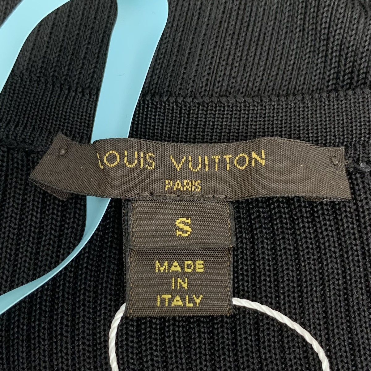 Louis Vuitton Louis Vuitton Black Mulberry Silk Half Sleeve Knit Size S / US 4 / IT 40 - 6 Thumbnail