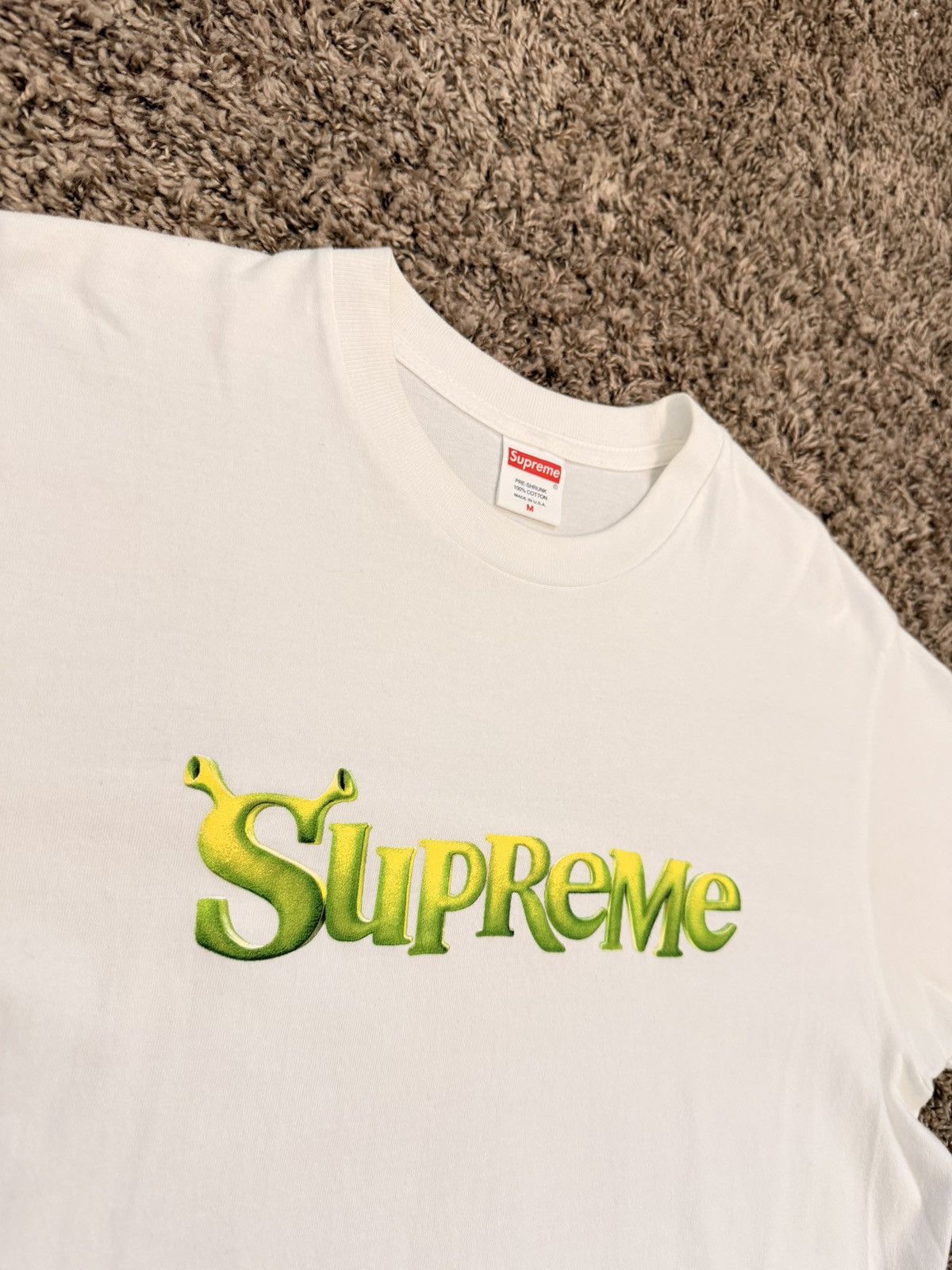Supreme supreme shrek tee Size US M / EU 48-50 / 2 - 2 Thumbnail