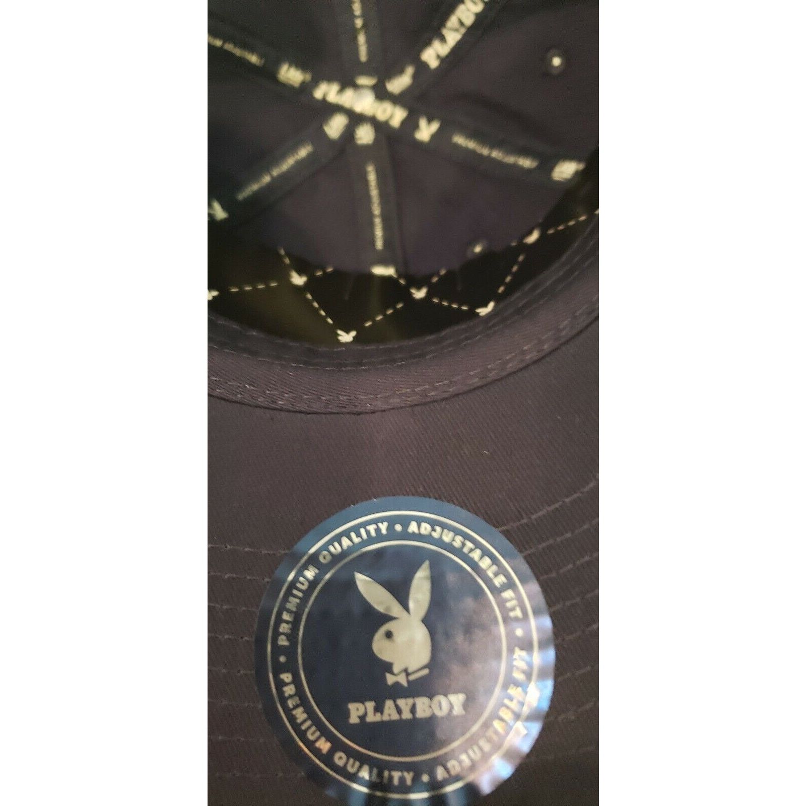 Lids Playboy Hat Corduroy Dad Hat Blueberry Strapback Bunny Lids Size ONE SIZE - 6 Thumbnail