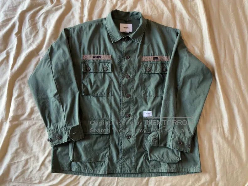 Wtaps Wtaps Military green shirt Size US L / EU 52-54 / 3 - 1 Thumbnail