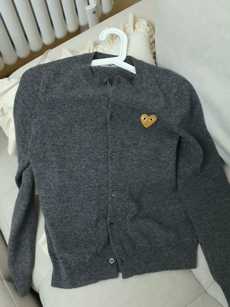 Comme des Garcons Comme Des Garcons PLAY classic cardigan sweater cardigan Size L / US 10 / IT 46 - 3 Thumbnail