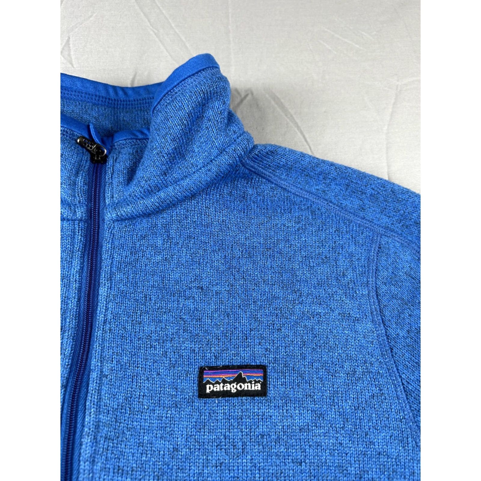 Patagonia Patagonia Womens Small Blue Quarter Zip Fleece Pullover Mock Neck Sweater Size S / US 4 / IT 40 - 5 Thumbnail