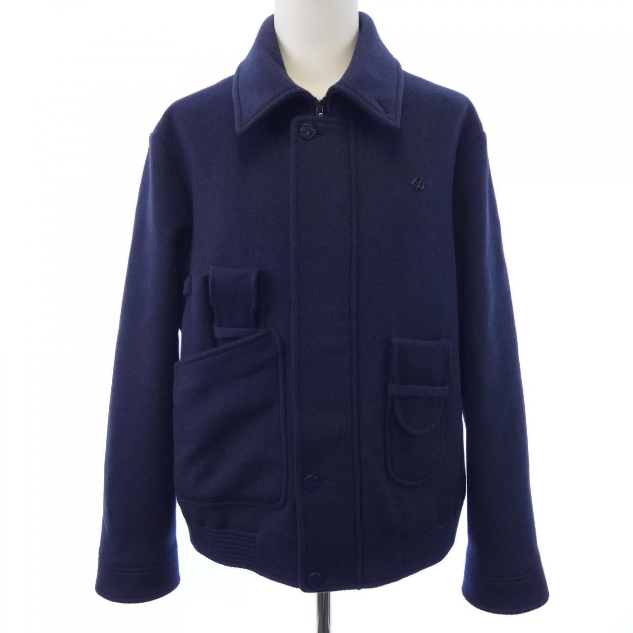 Louis Vuitton Louis Vuitton Louis Vuitton Archive Pocket Cashmere Blend Jacket Textile Outerwear HIB01ENQY DUTY FREE for USA Size ONE SIZE - 1 Thumbnail