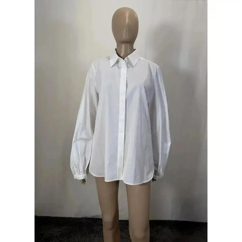 Max Mara Cotton shirt, Max Mara Size XL / US 12-14 / IT 48-50 - 2 Thumbnail