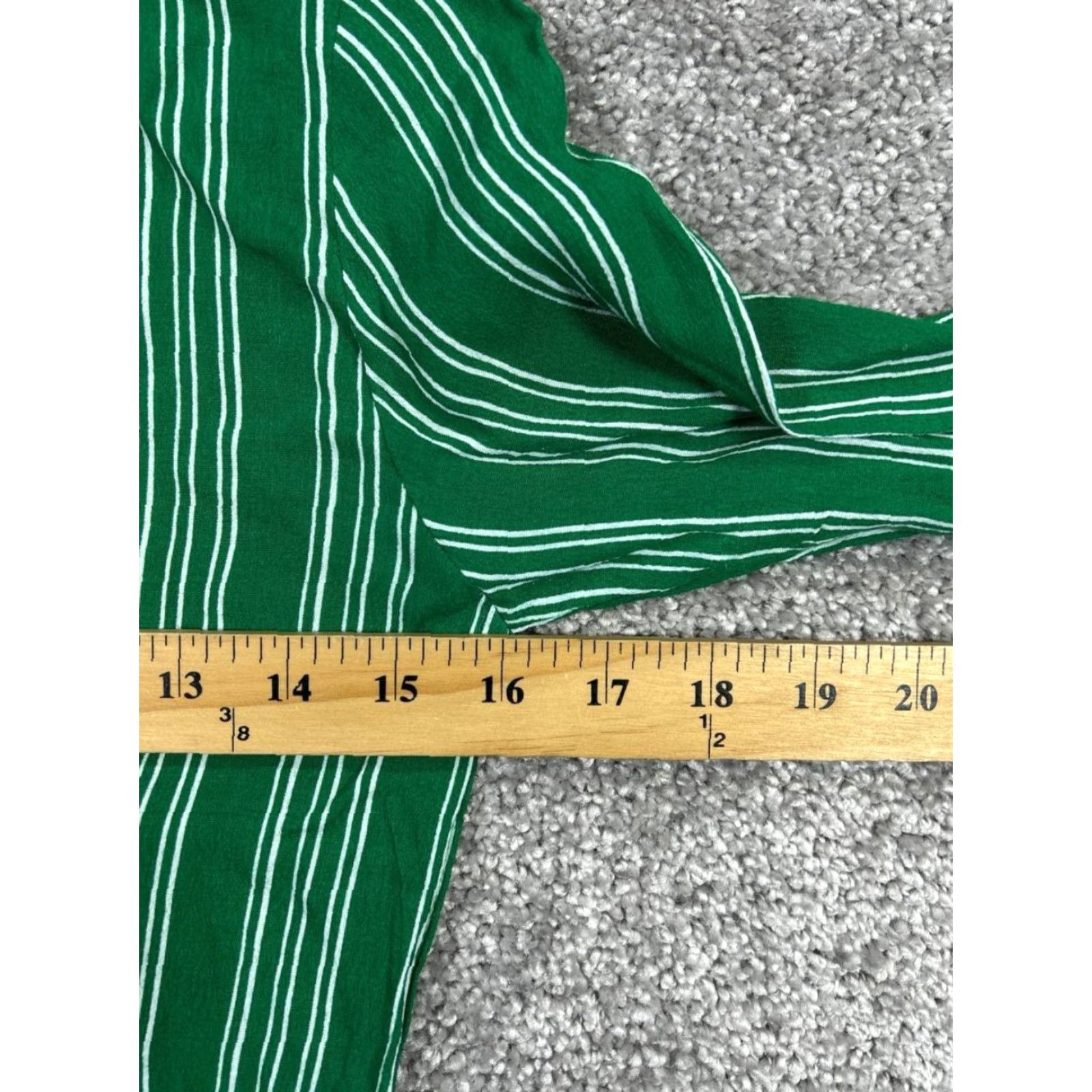 Vintage MaevE Shirt Dress Womens 0 Green White Wrap Shirt Dress Womens 0 Green White Wrap Size XS / US 0-2 / IT 36-38 - 6 Thumbnail