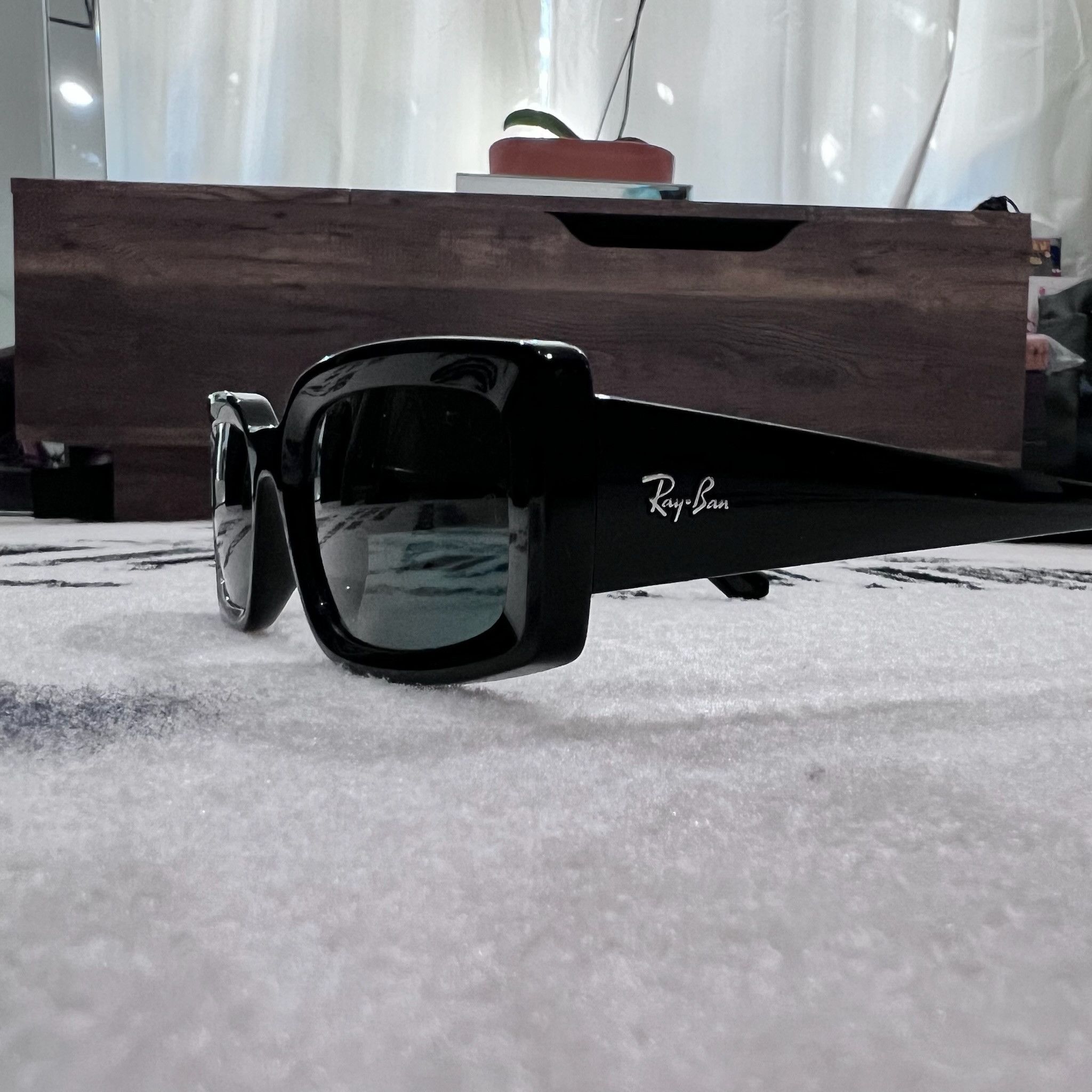 RayBan Ray-Ban Kiliane RB4395 F Bio Based Frame Square Sunglasses Size ONE SIZE - 4 Thumbnail