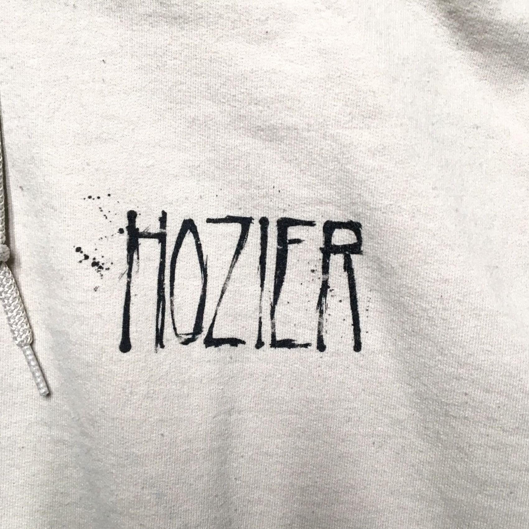 Vintage Hozier Hoodie Mens M Beige Pullover Sweatshirt Graphic Back Band Merch Fleece Size US M / EU 48-50 / 2 - 6 Thumbnail