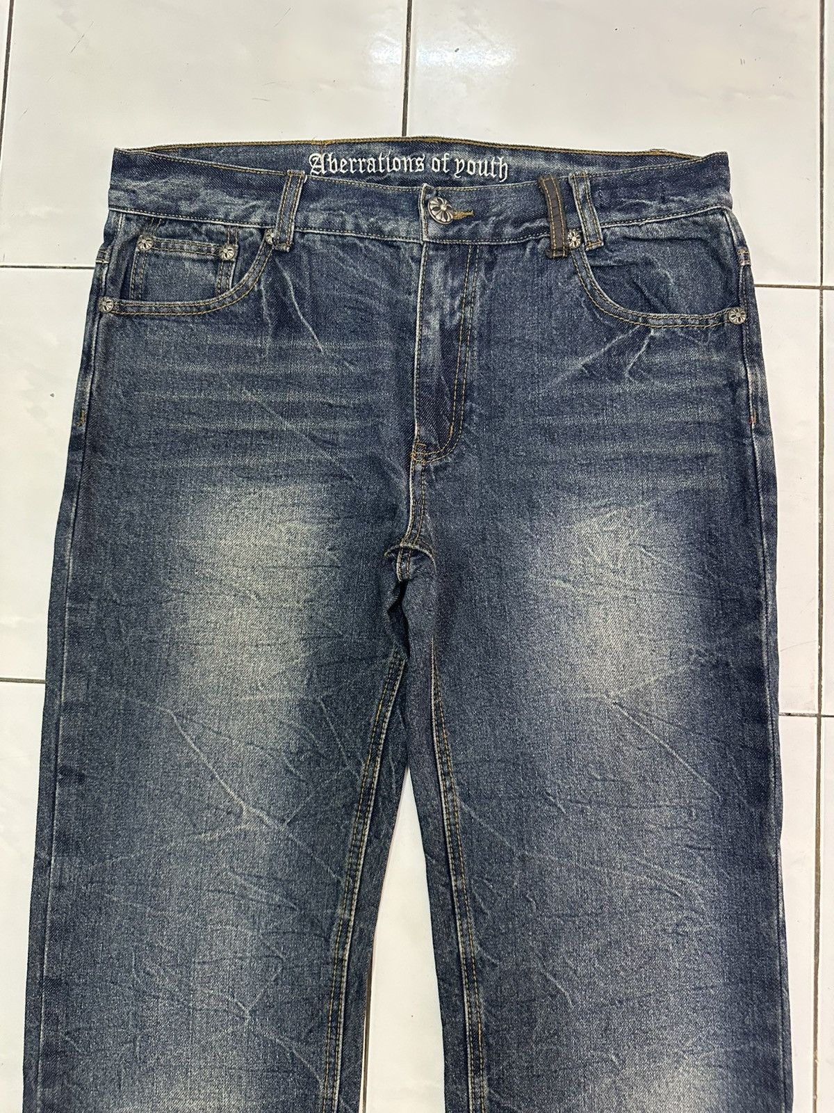 Other ABERRATIONS OF YOUTH Cross Denim Size US 34 / EU 50 - 9 Thumbnail