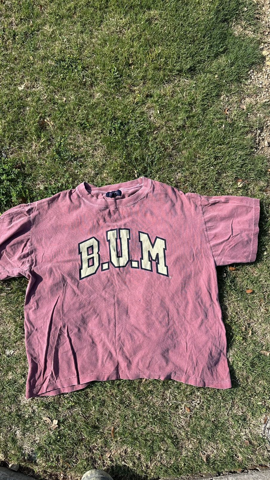 B.U.M Equipment BOXY Vintage B.U.M. EQUIPMENT T Shirt Faded Hip Hop Swag Size US L / EU 52-54 / 3 - 1 Thumbnail