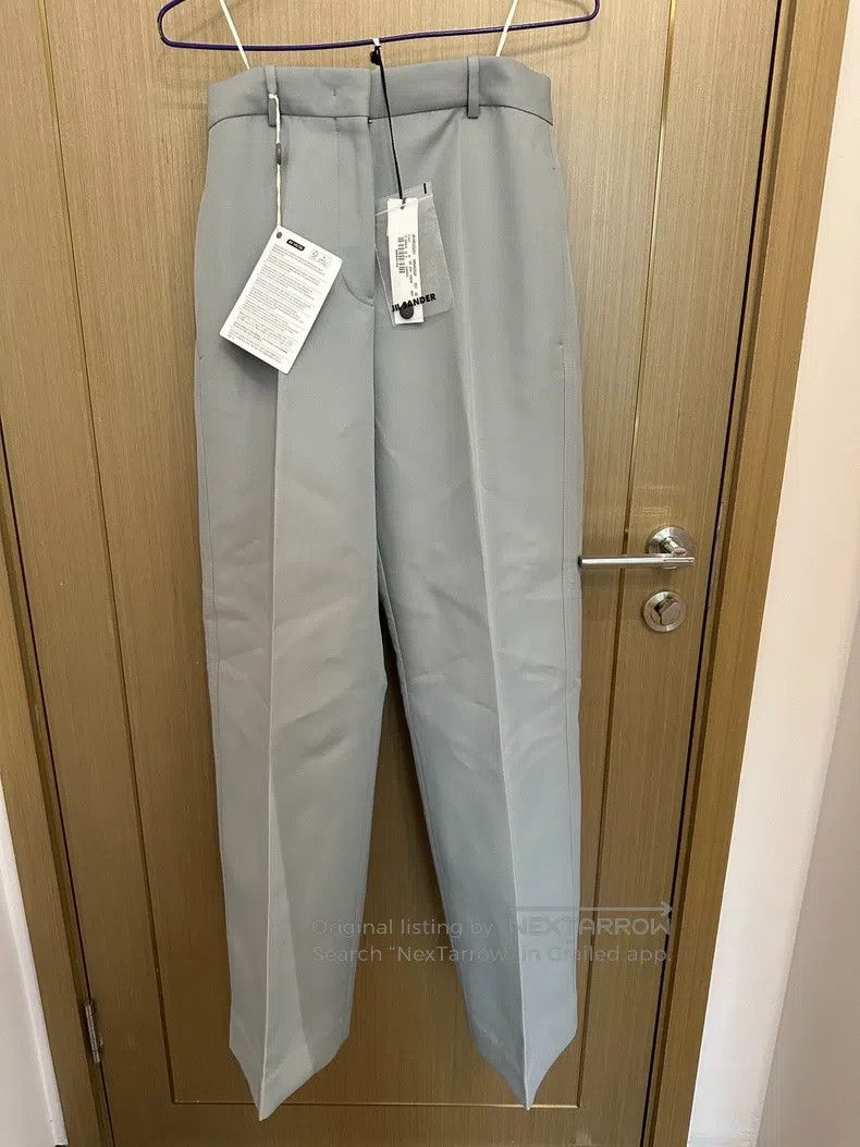 Jil Sander Jil Sander size 38 Gray straight-leg suit pants Size 23" - 2 Thumbnail