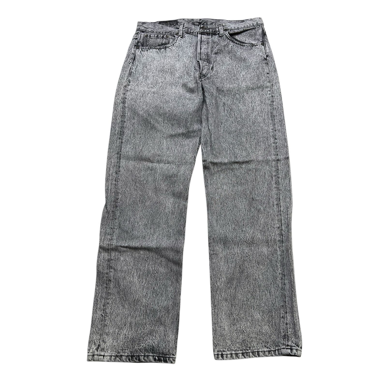 Levi's Levi’s 501 Acid Wash Jeans Men’s 38x30 Gray Actual 35x30 Size US 38 / EU 54 - 1 Thumbnail