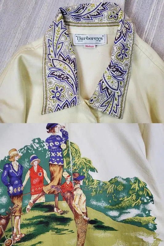 Burberry Burberry Beige Graphic Long-sleeve T-shirt for Women. Size M / US 6-8 / IT 42-44 - 6 Thumbnail