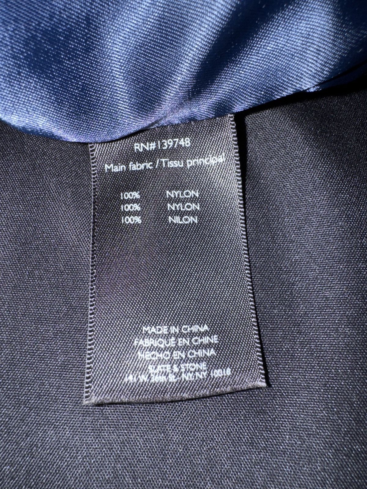 Slate & Stone Slate & Stone Dark Blue Bomber Size US XL / EU 56 / 4 - 5 Thumbnail