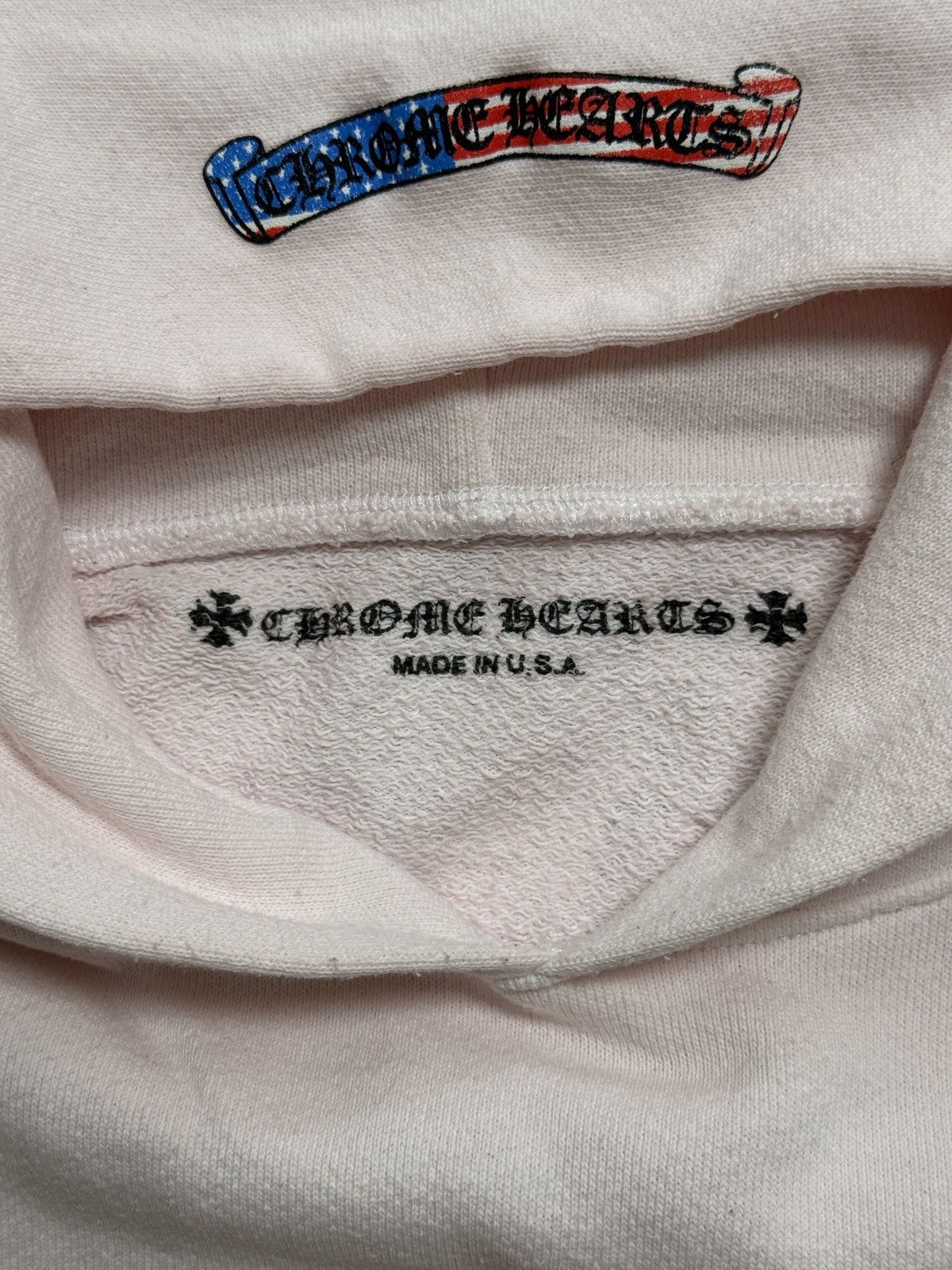 Chrome Hearts Chrome Hearts White USA Matty Boy Logo Pullover Hoodie Size US XL / EU 56 / 4 - 7 Thumbnail