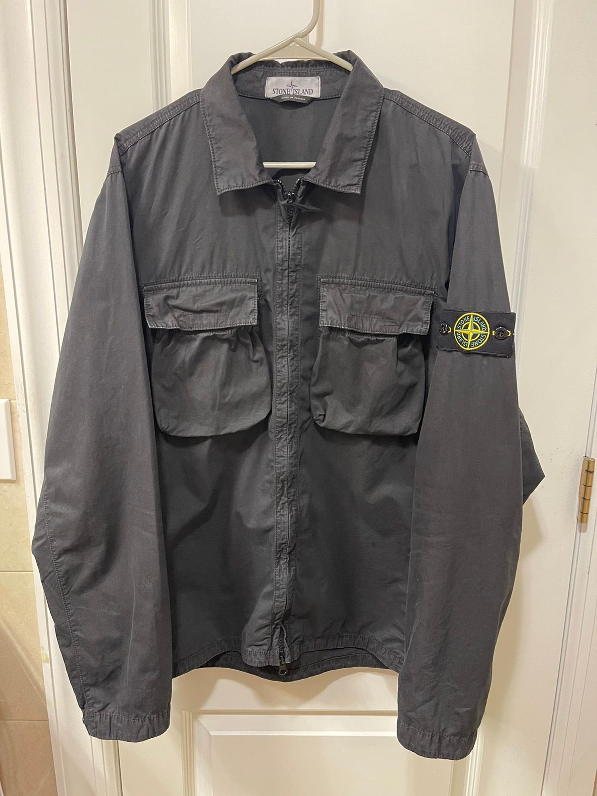 Pre-owned Stone Island Light Jacket In Black
