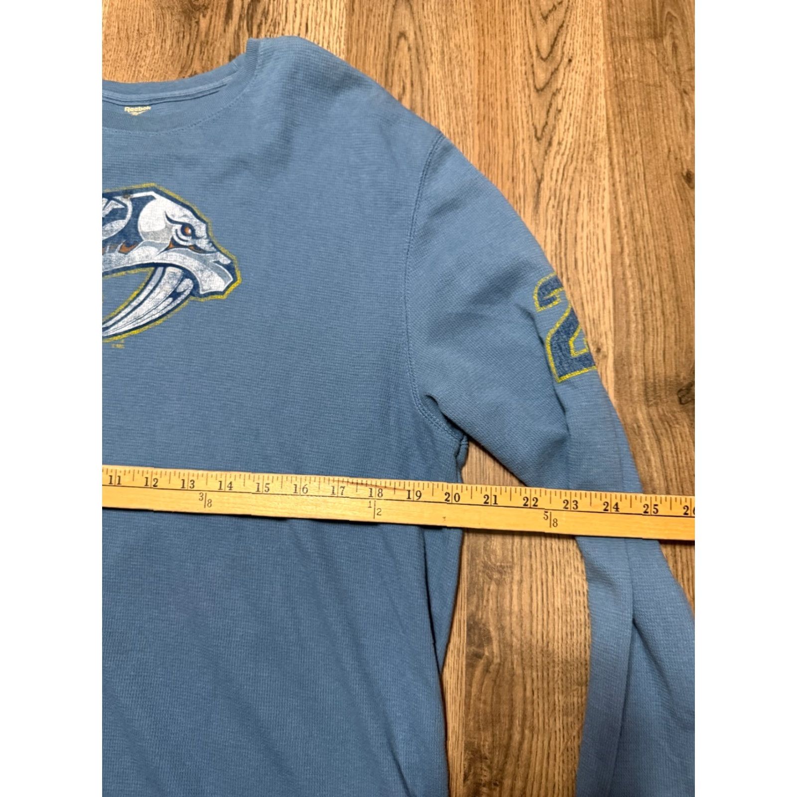 Reebok Reebok Shirt Men's XL Blue Long Sleeve TooToo #22 Size US XL / EU 56 / 4 - 7 Thumbnail