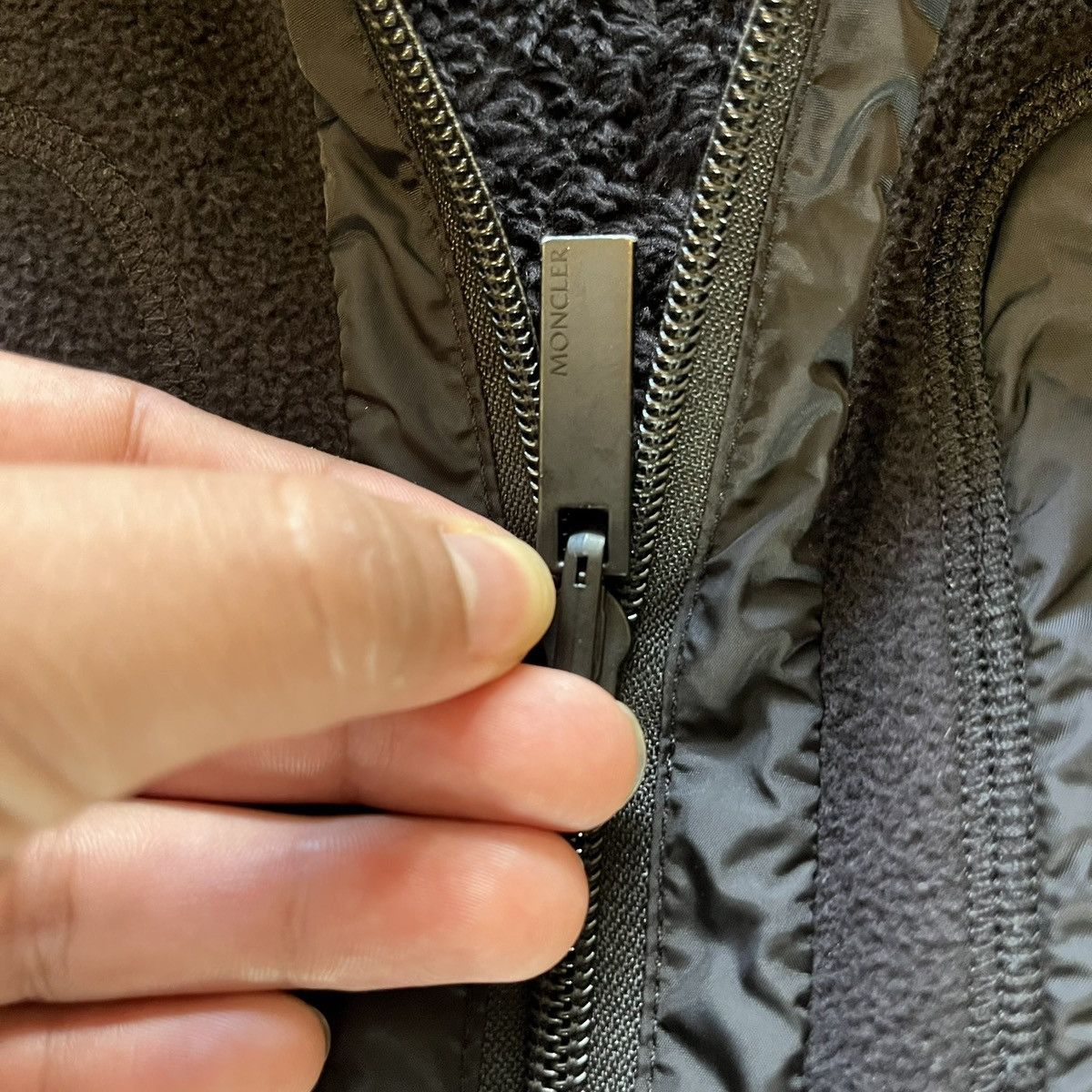 Moncler Moncler Reversible Fleece Zip Up Cardigan Jacket Size Medium Size US M / EU 48-50 / 2 - 6 Thumbnail