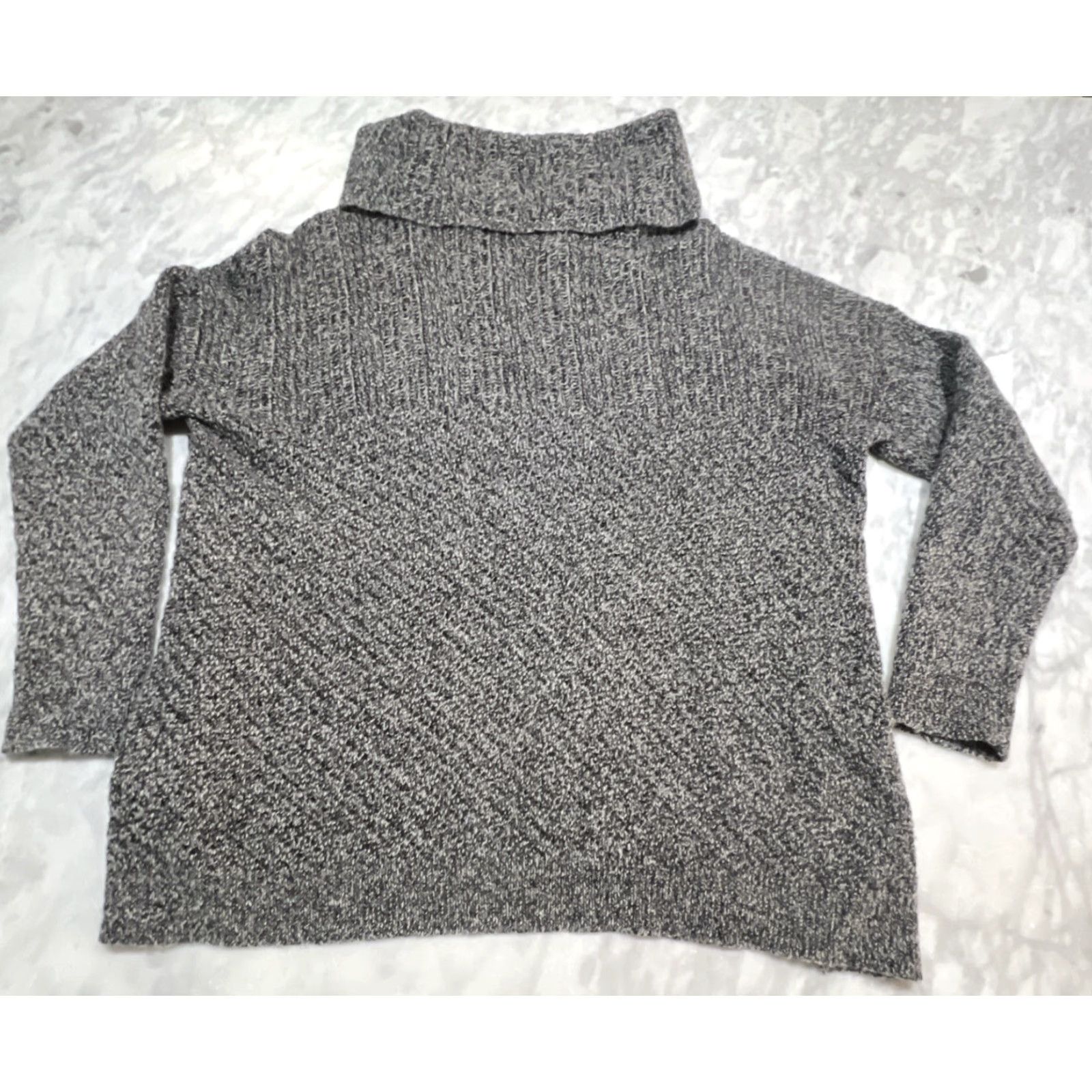 Banana Republic Banana Republic Sweater Women’s XL Cowl Neck Side Buttons Acrylic Wool Mohair Nylon Multicolor Knit Pullover Size XL / US 12-14 / IT 48-50 - 4 Thumbnail