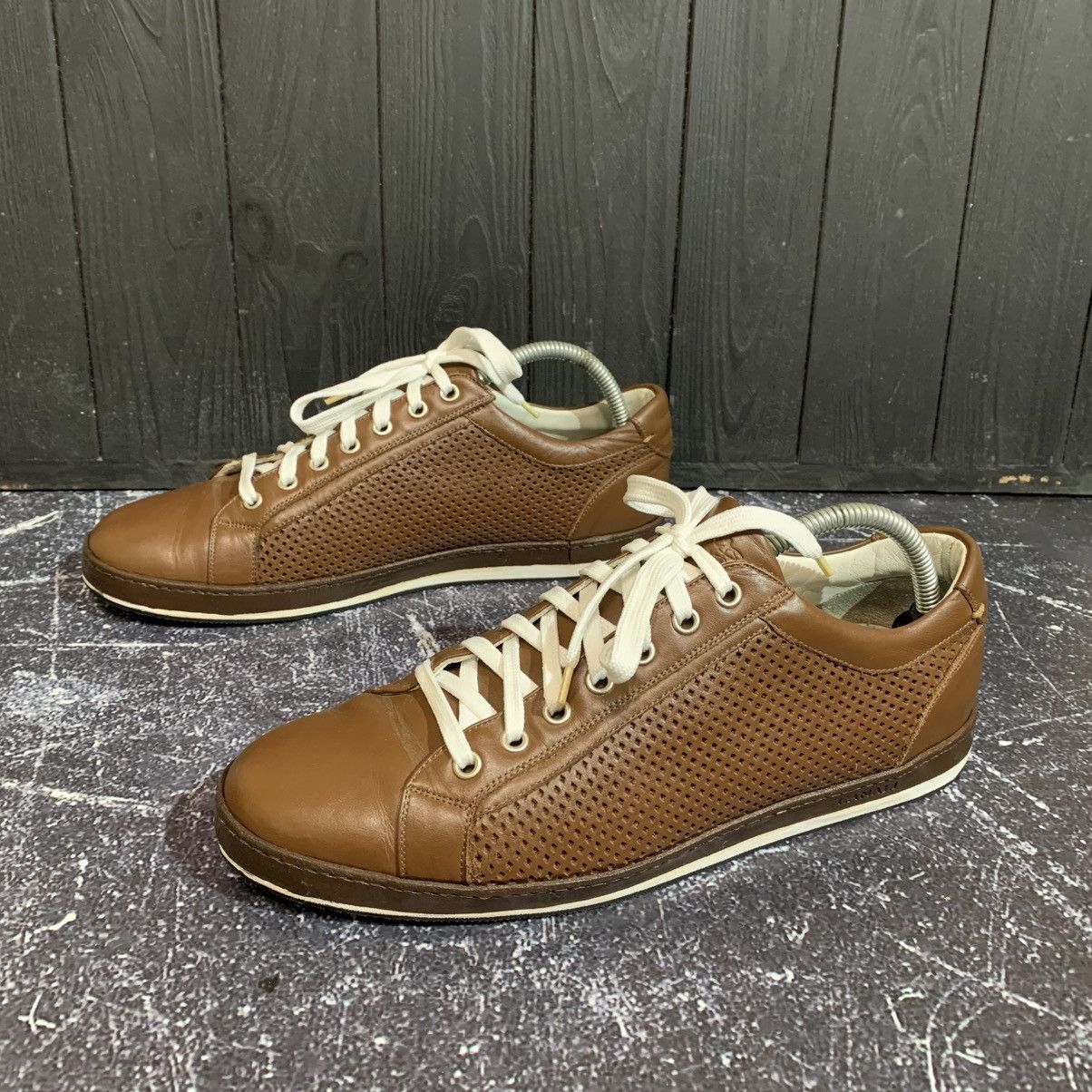 Canali Canali Leather men’s Sneakers Size 41 EU Size US 7.5 / EU 40-41 - 4 Thumbnail