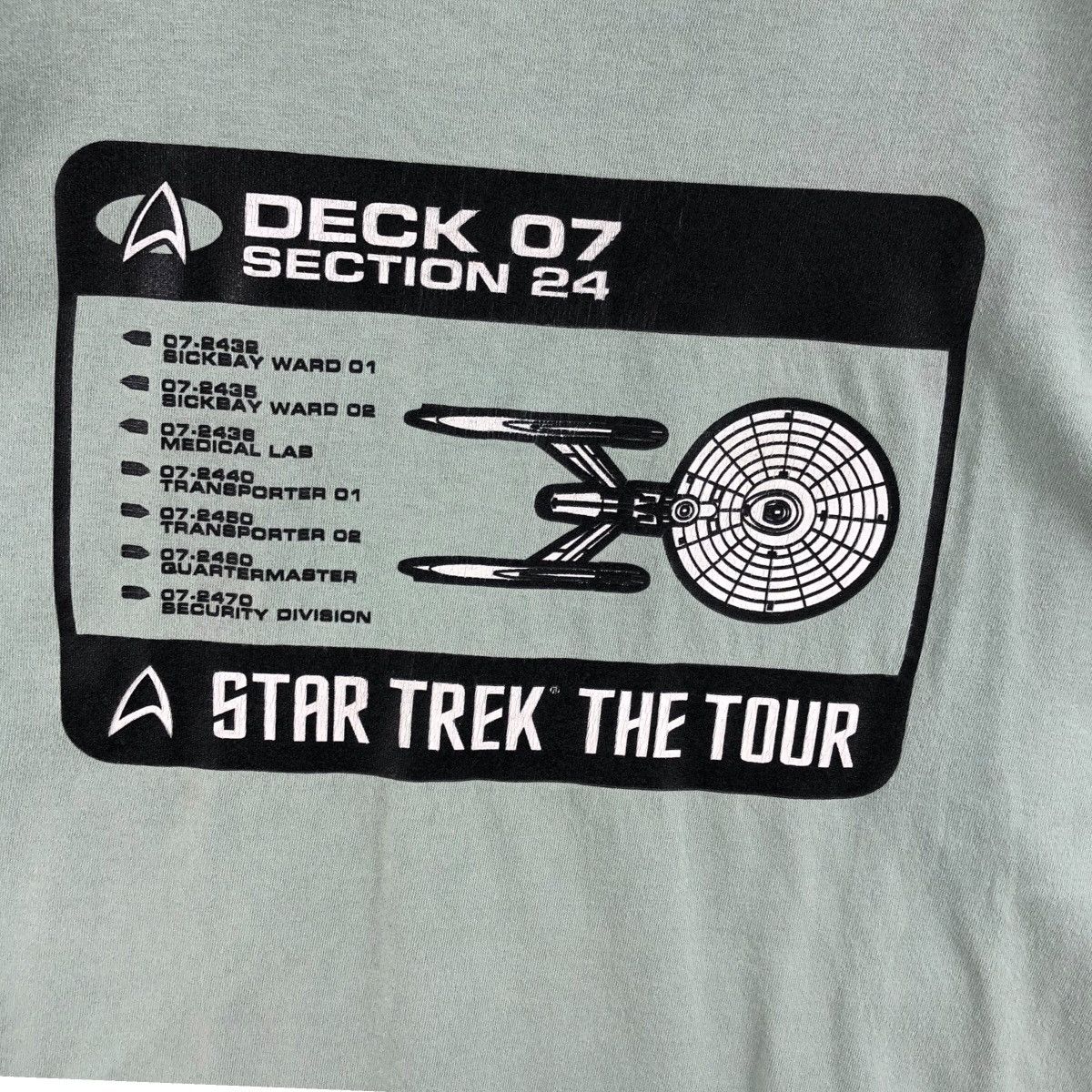 Vintage Pick!! Vtg STAR TREK The Tour Top Tee Tshirt Size US XL / EU 56 / 4 - 9 Thumbnail