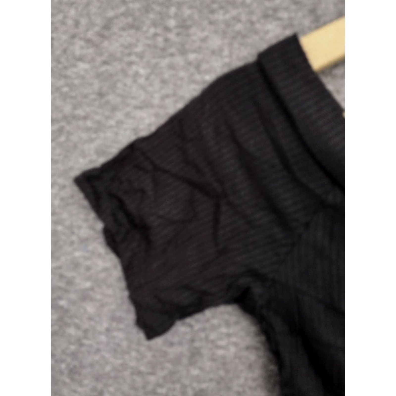 Vintage MAGIA Bodysuit Shirt Women Black Ribbed 3 Button Drop Size M Size M / US 6-8 / IT 42-44 - 7 Thumbnail