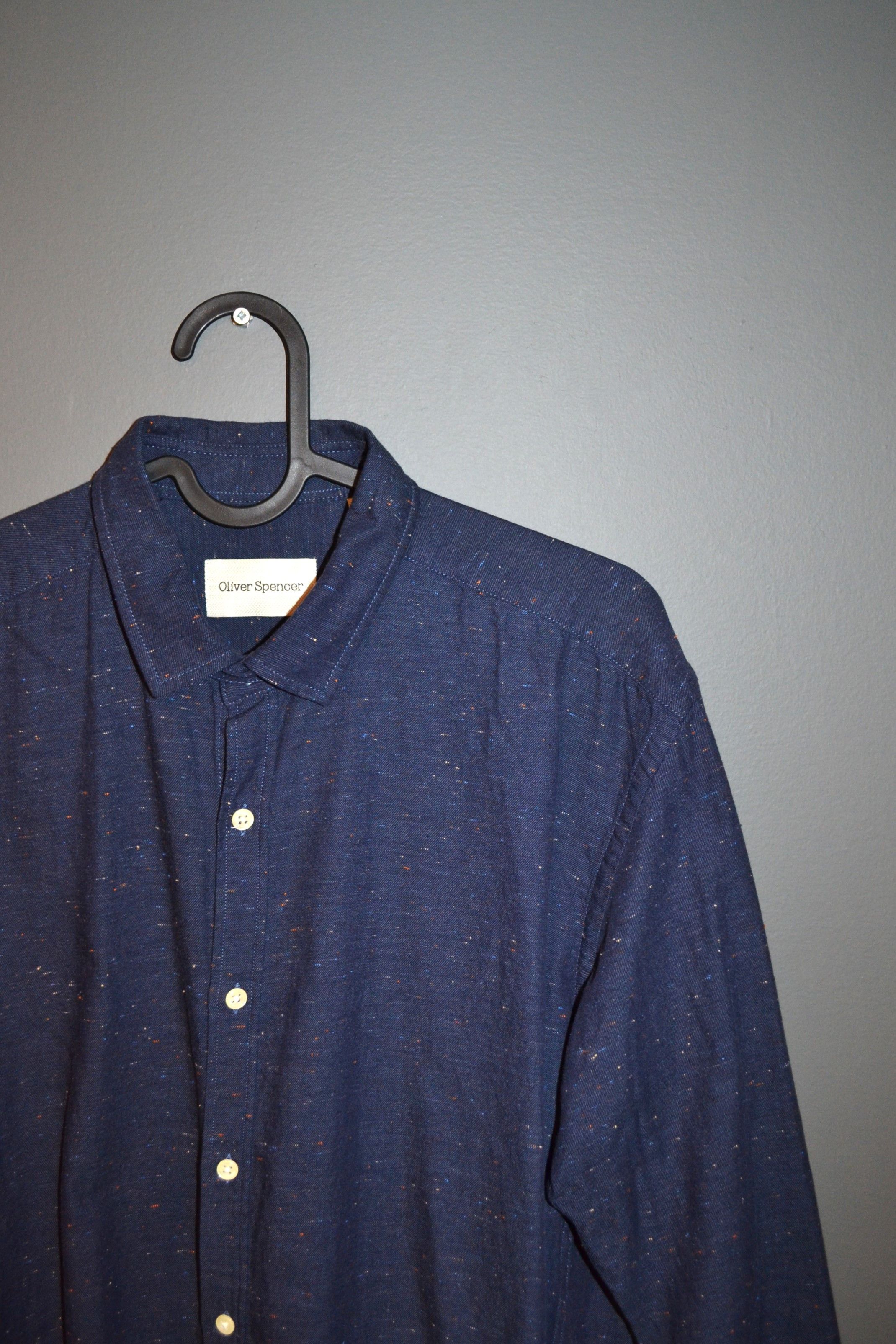 Oliver Spencer Oliver Spencer Blue Cotton Shirt M Size US M / EU 48-50 / 2 - 1 Thumbnail