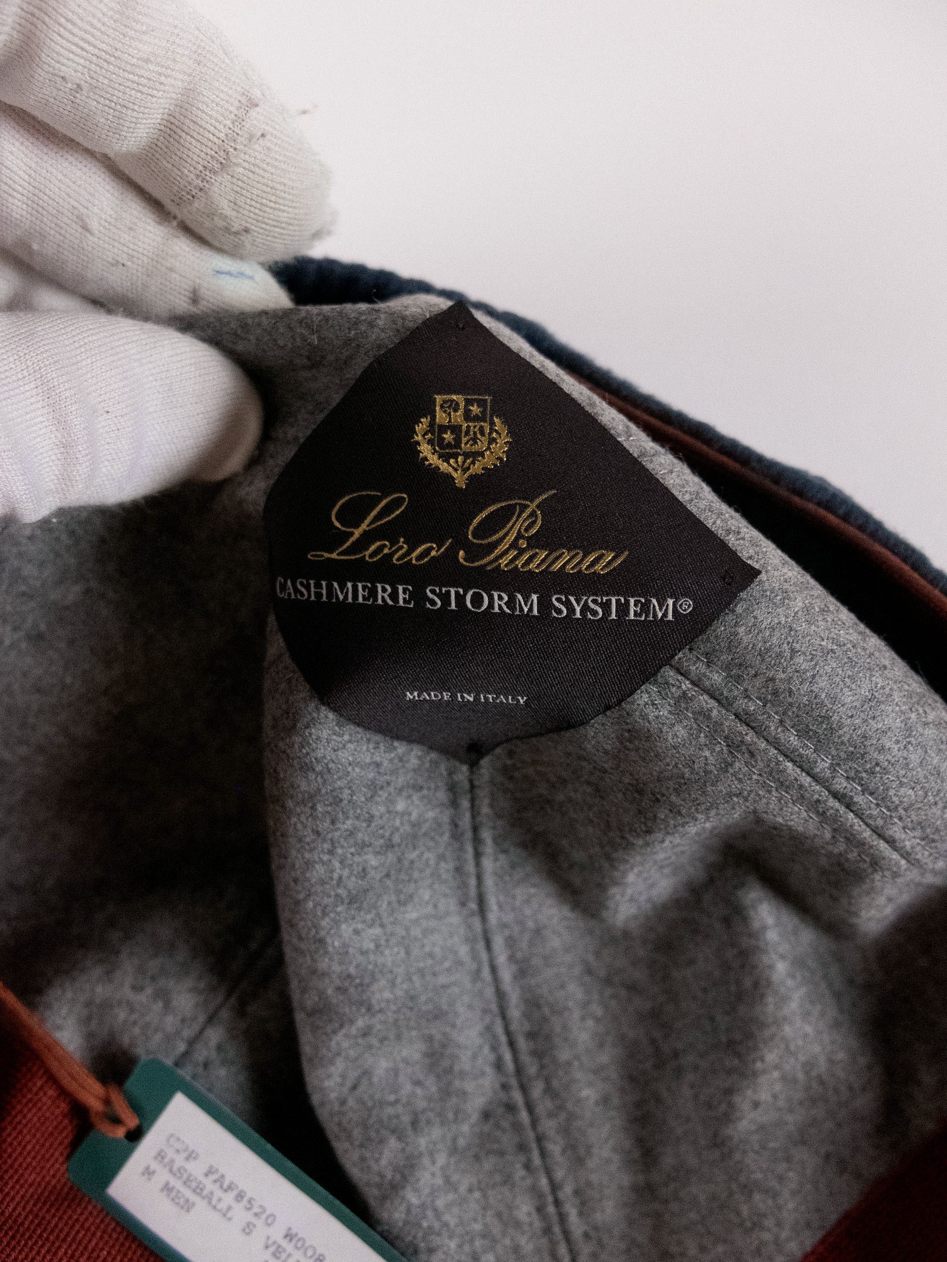 Loro Piana LORO PIANA blue velvet cashmere baseball cap Medium Size ONE SIZE - 8 Thumbnail
