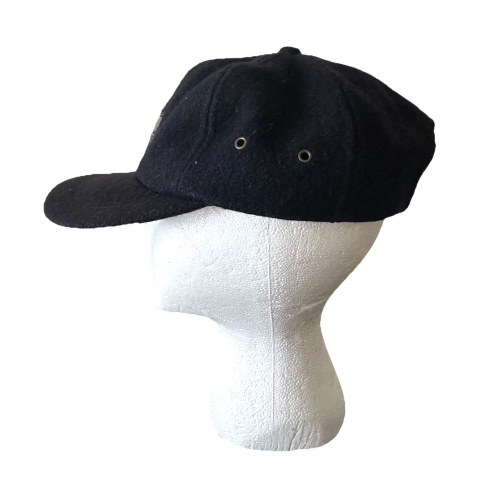 Banana Republic VINTAGE Banana Republic Cabinwear Hat Cap Men’s Blue Wool Buckle One Size Wool Made In USA Baseball Cap 90s Retro Men’s Size ONE SIZE - 3 Thumbnail