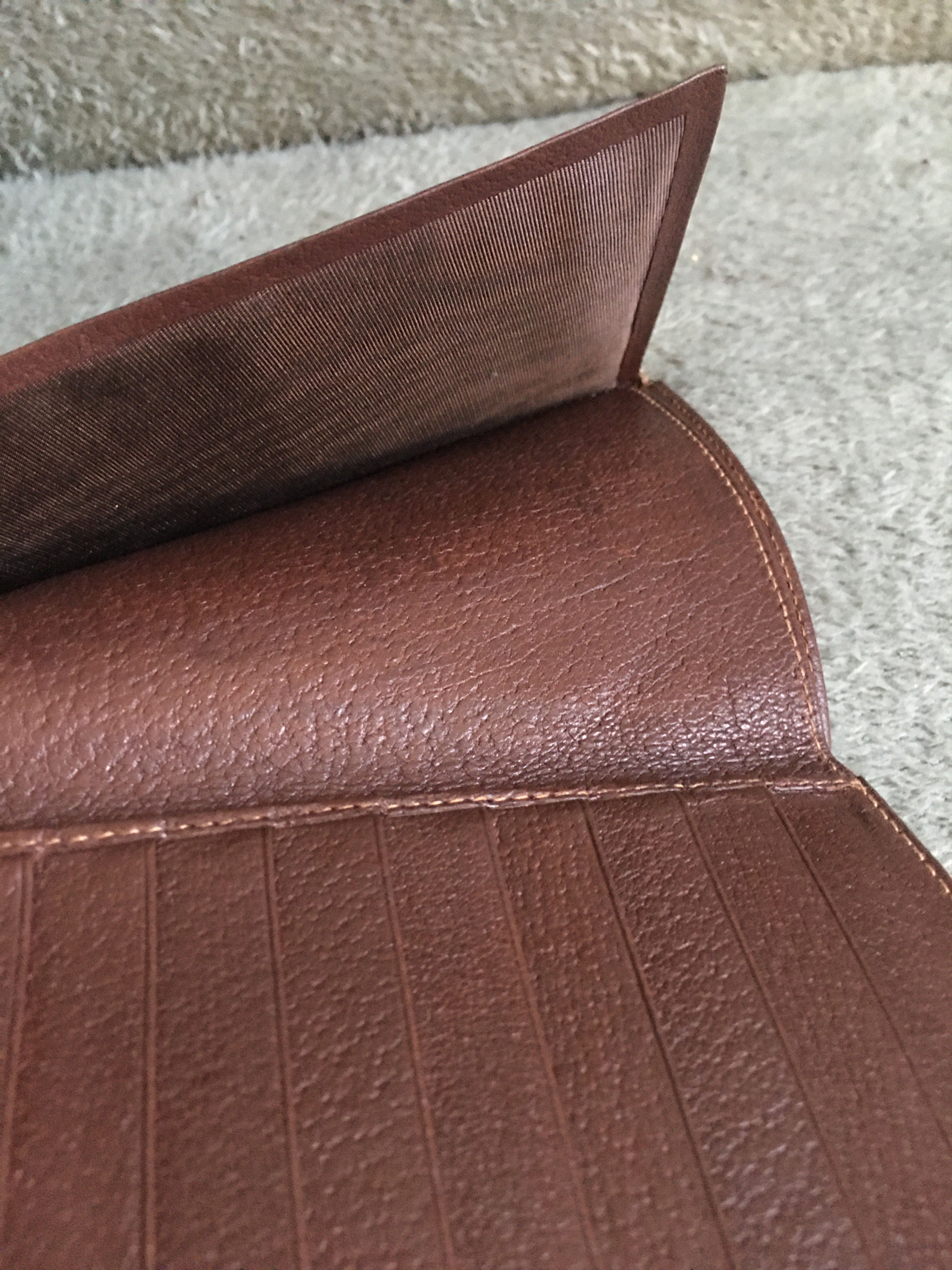 Gucci × Vintage GUCCI Vintage Mens Leather Long Wallet Brown Size ONE SIZE - 5 Thumbnail