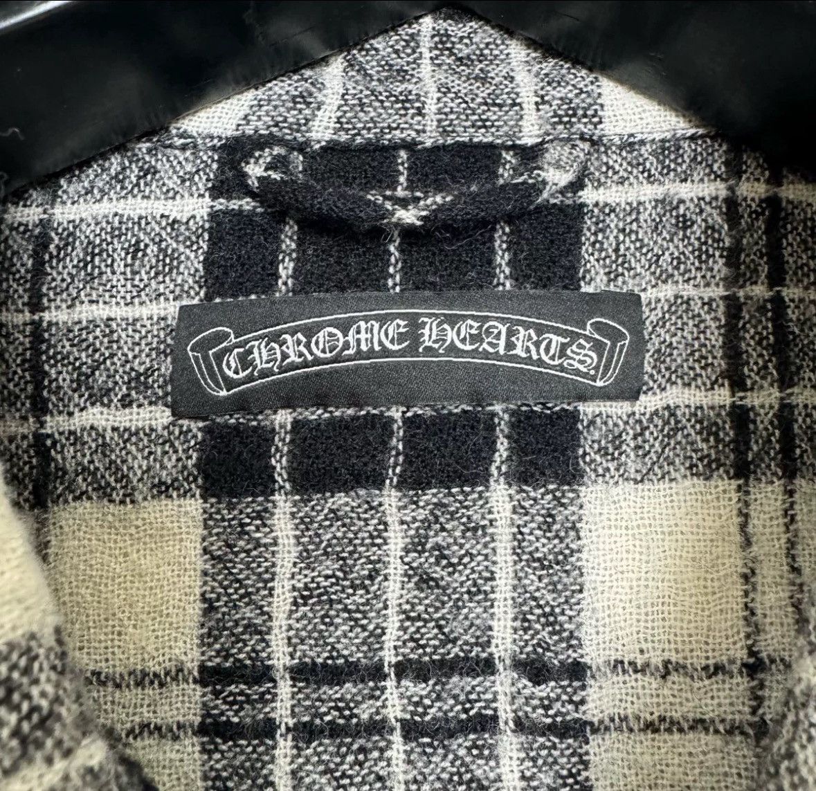 Chrome Hearts Fleur de lis leather patch wool flannel Size US M / EU 48-50 / 2 - 4 Thumbnail