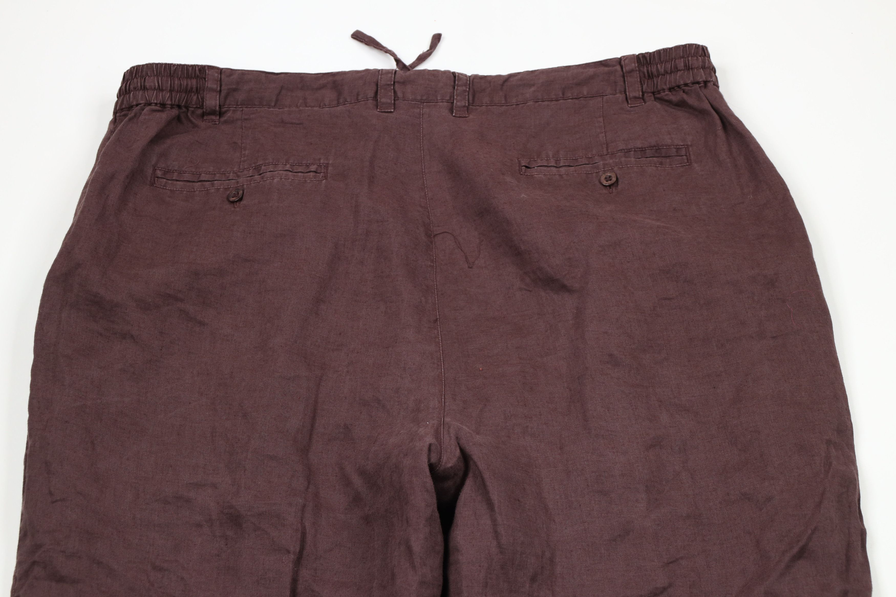 Vintage Vintage 90s Streetwear 2 Piece Linen Button Shirt Pants 3XL Size US XXL / EU 58 / 5 - 18 Thumbnail