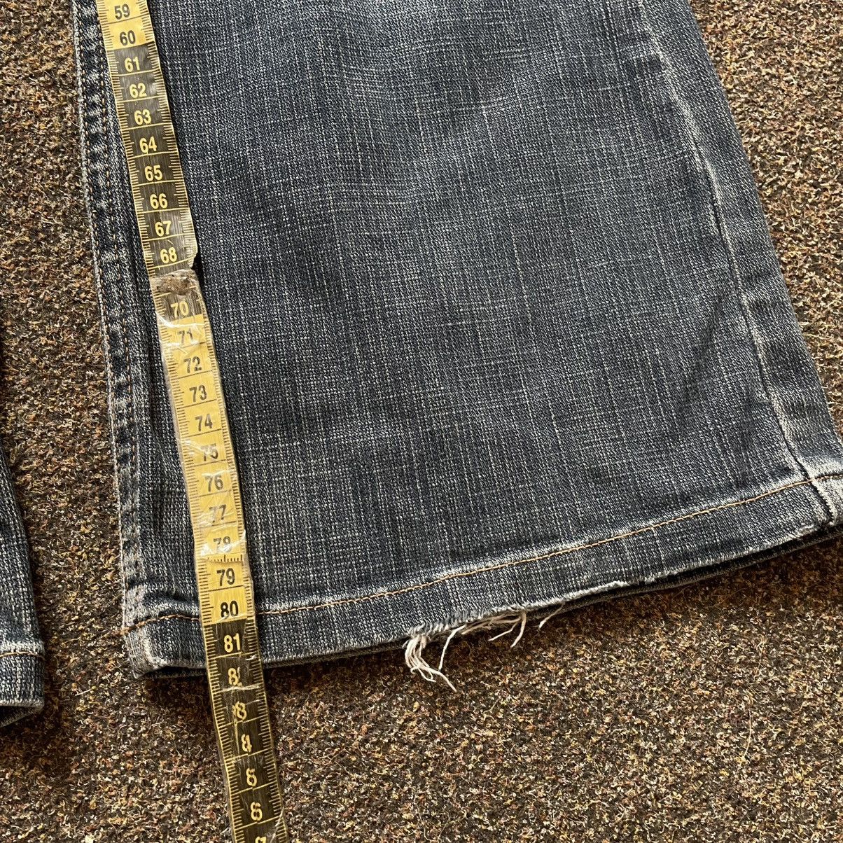 Vintage Y2K Vintage Faded Flared Bootcut Jeans Grunge Distressed 28 Size 28" / US 6 / IT 42 - 7 Thumbnail