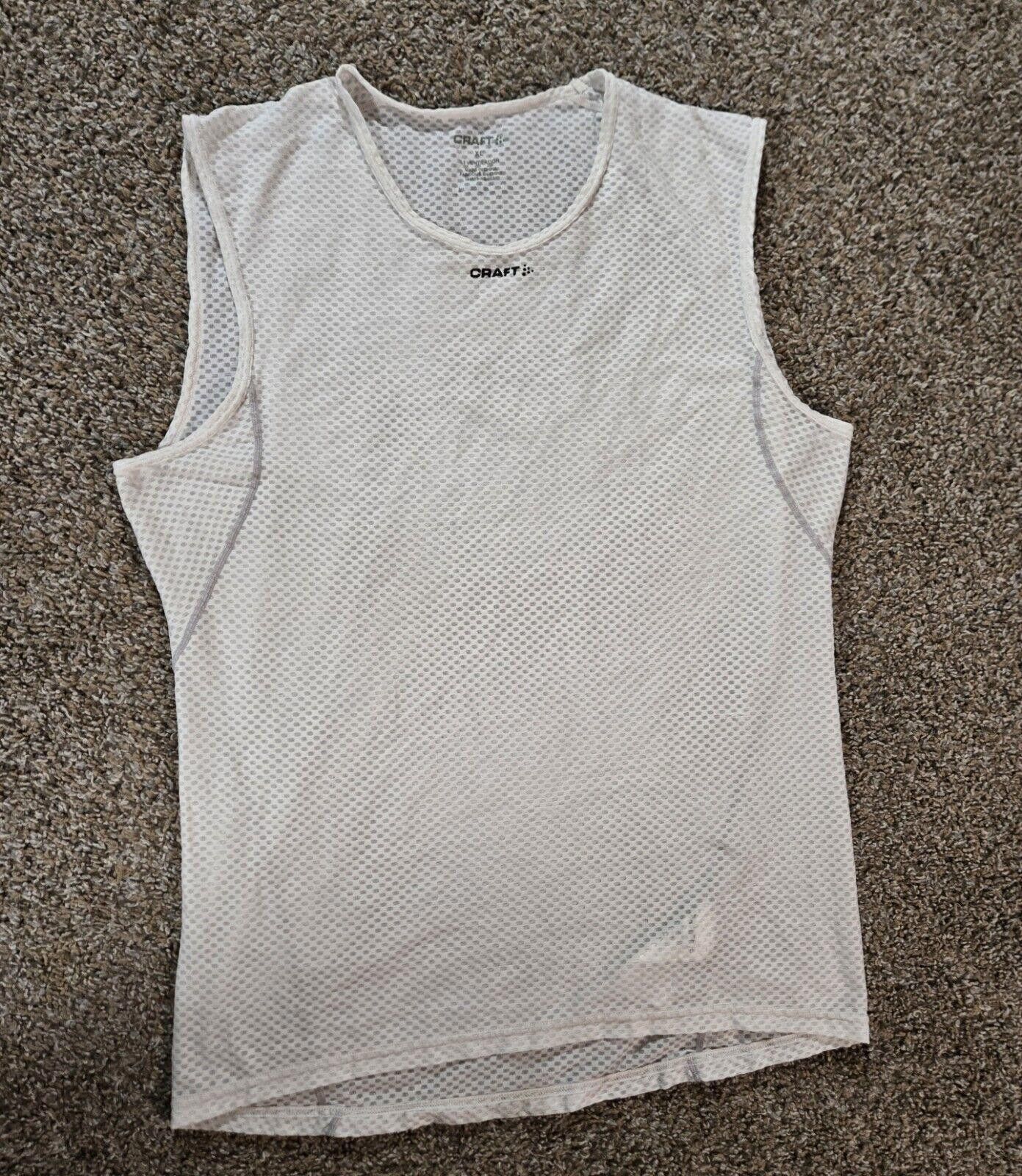 Levi's Made & Crafted White Craft Level 1 Ventilation Mesh Workout Tank Top XL Size ONE SIZE - 1 Thumbnail