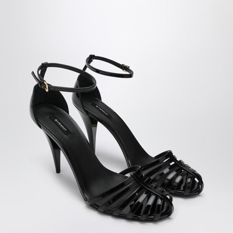 Givenchy Givenchy Patent Leather Cage Heeled Sandals Size US 11 / IT 41 - 1 Thumbnail