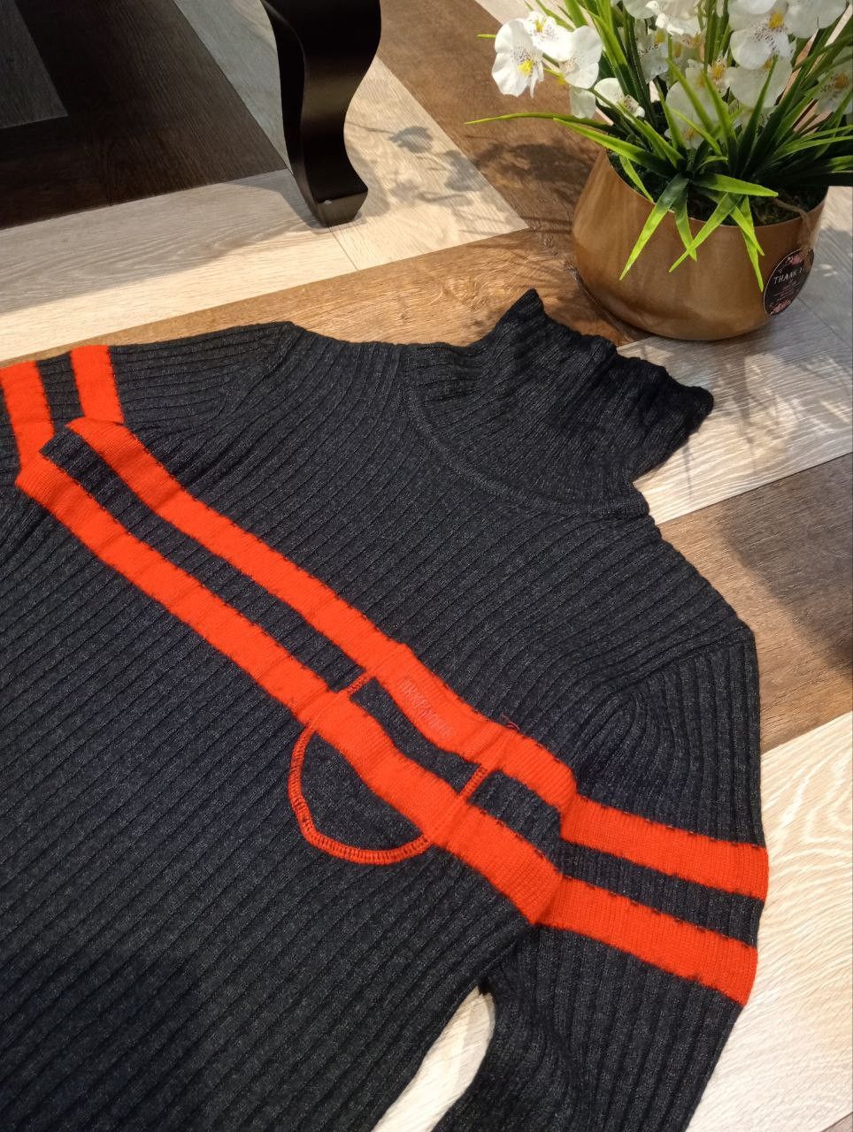 Dirk Bikkembergs DIRK BIKKEMBERGS LINE HIGH NECK KNIT SWEATER Size US S / EU 44-46 / 1 - 4 Thumbnail