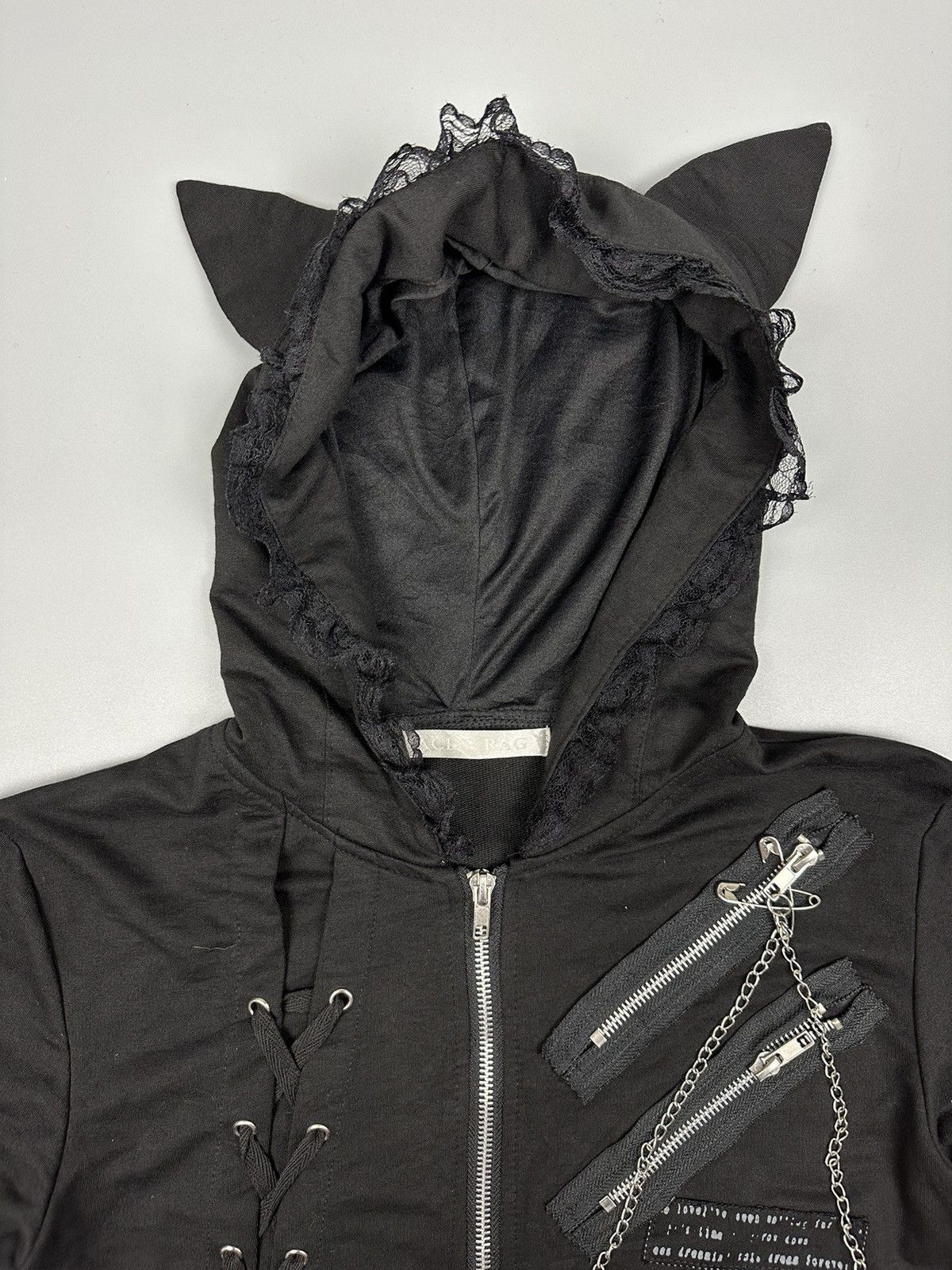 AC/DC × Seditionaries 🔥RARE🔥 ACDC RAG ANARCHY SEDITIONARIES PUNK CAT HOODIE DESIGN Size M / US 6-8 / IT 42-44 - 6 Thumbnail