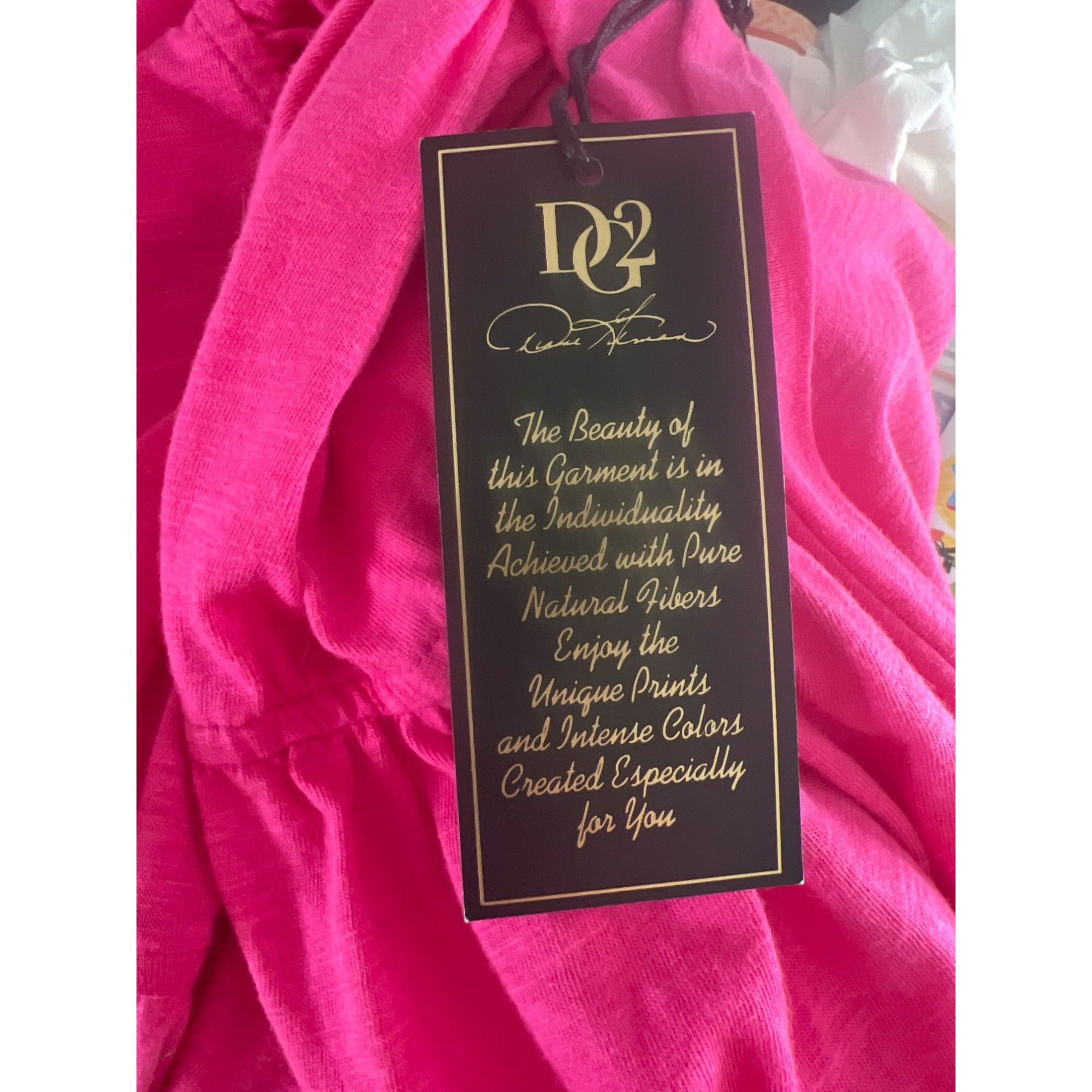 Designer Ruth Graham Womens 1X Pink Peasant Blouse With Puff Sleeves Size XL / US 12-14 / IT 48-50 - 5 Thumbnail