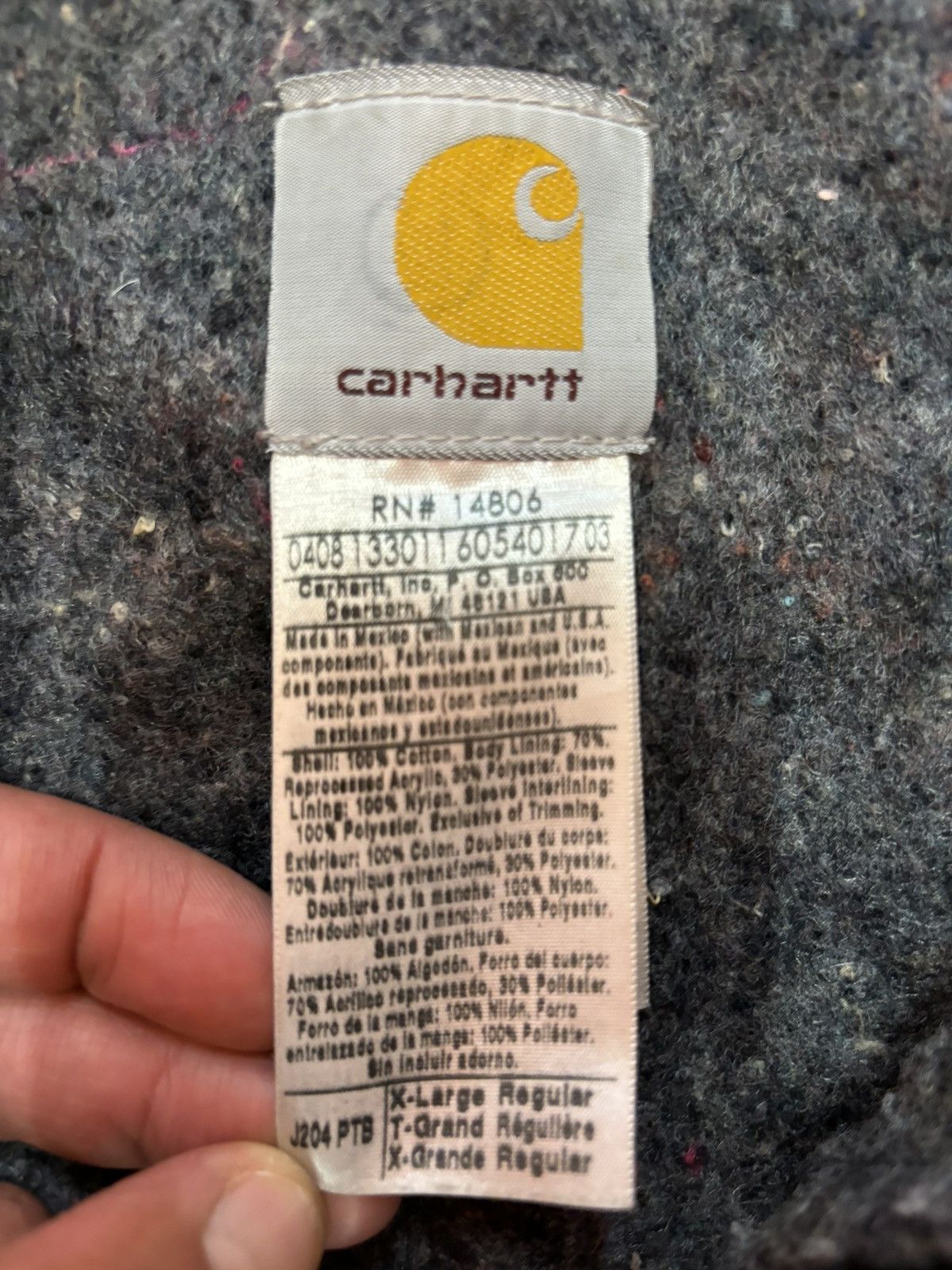 Carhartt ***FINAL DROP***RARE 00s CARHARTT DETROIT J204 PTB JACKET XL Size US XL / EU 56 / 4 - 10 Thumbnail