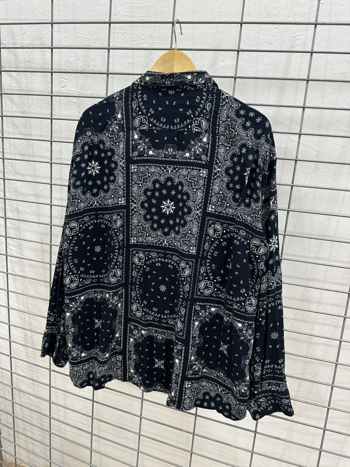 RAGEBLUE Rare Beautiful Rageblue Bandana Paisley Open Collar Shirt Size US L / EU 52-54 / 3 - 11 Thumbnail