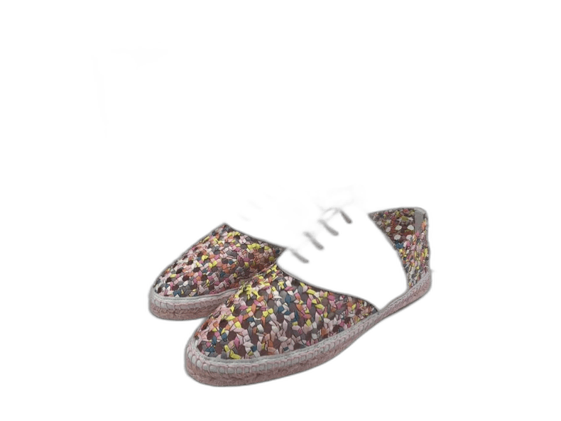 Hermes Hermes Colorful Woven Flat Shoes Size 35 Size US 5 / IT 35 - 1 Thumbnail