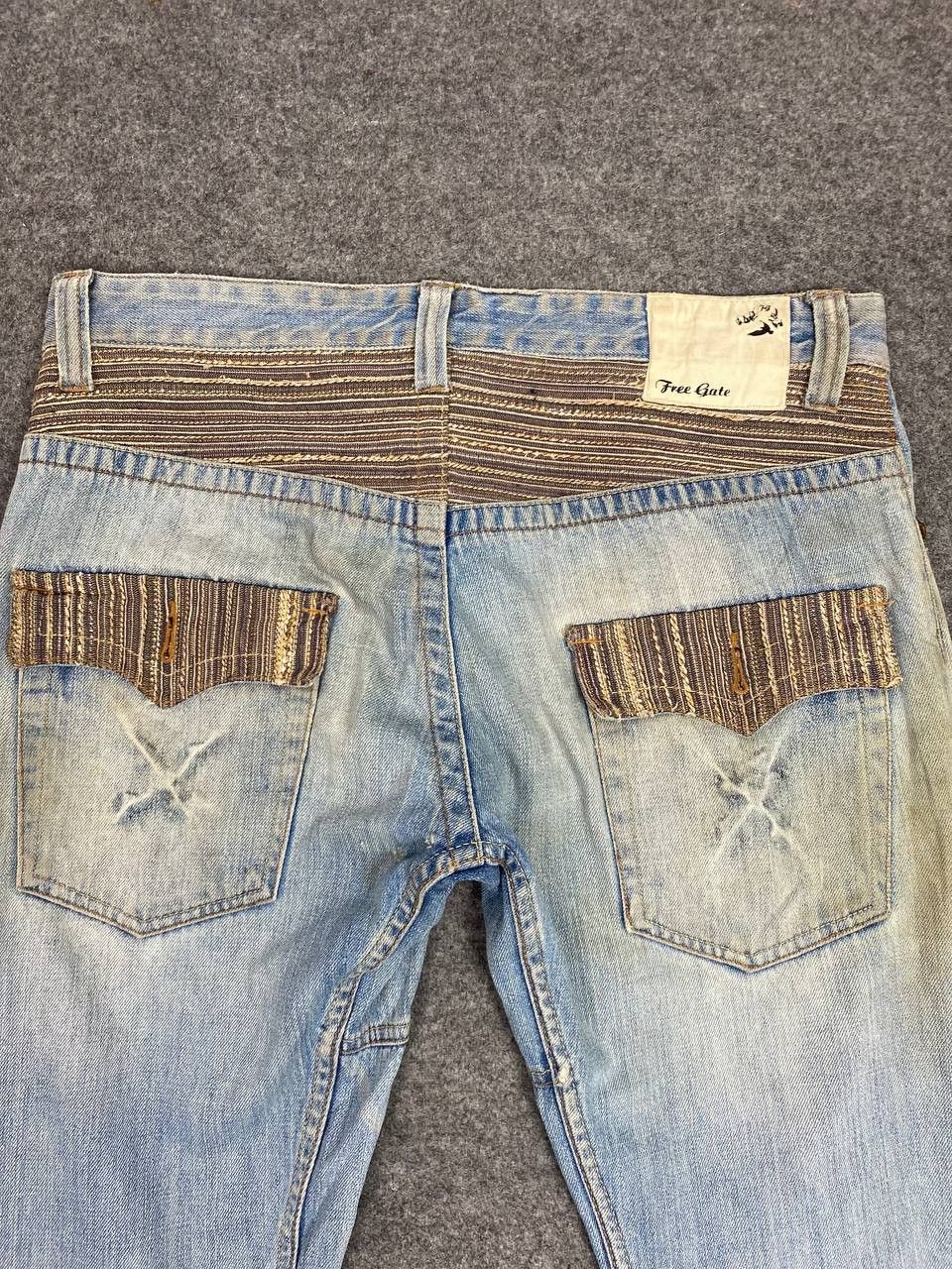 Japanese Brand japanese brand navajo style distressed denim Size US 36 / EU 52 - 3 Thumbnail