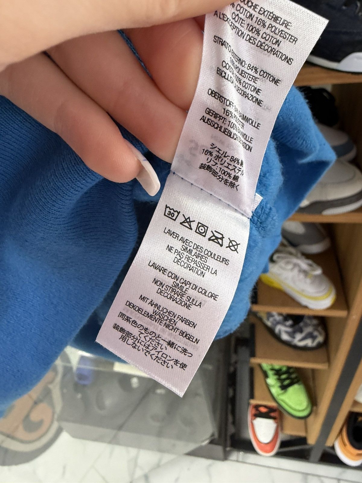 Supreme Supreme Bogo Crew Neck ‘Cyan’ Size US S / EU 44-46 / 1 - 6 Thumbnail