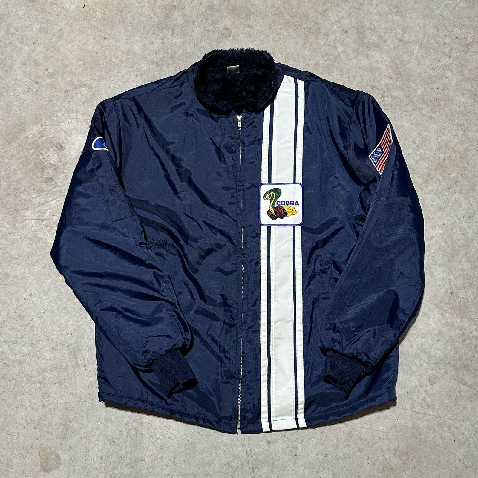 Ford Vintage Ford Mustang Cobra Shelby Racing Jacket | Grailed