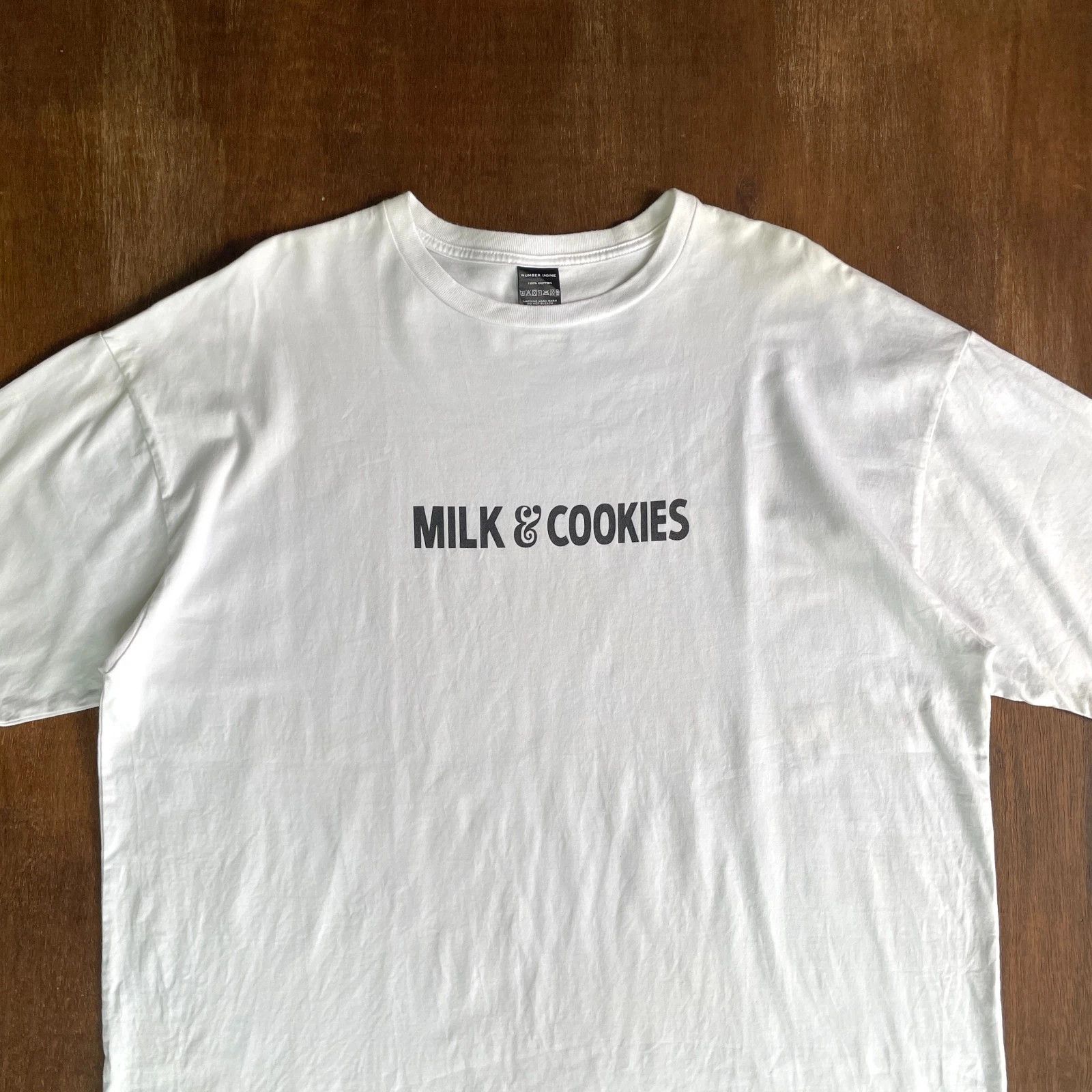 Number (N)ine NUMBER (N)INE Milk & Cookies Tee sz.L Size US L / EU 52-54 / 3 - 2 Thumbnail